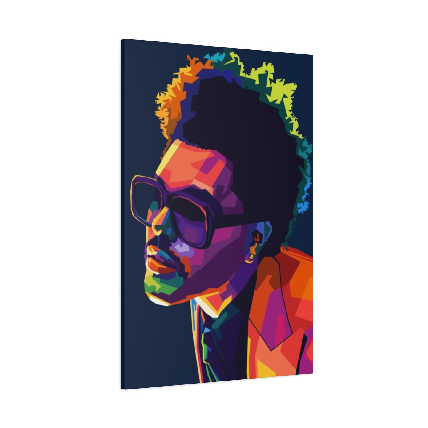An Abstract Portrait Of The Weeknd Wall Art & Canvas Prints