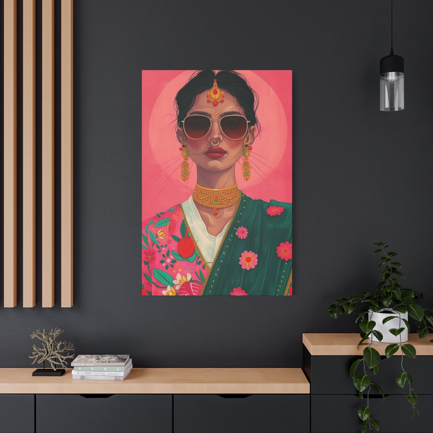 Indian Women In Traditional Dress Wall Art & Canvas Prints