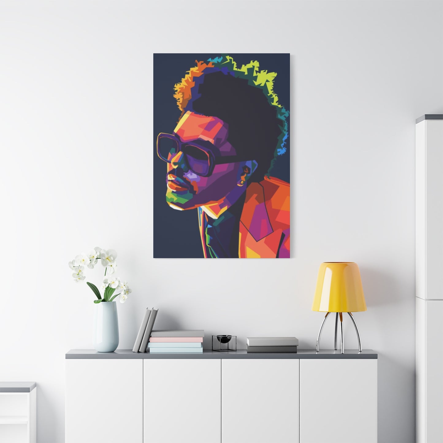 An Abstract Portrait Of The Weeknd Wall Art & Canvas Prints