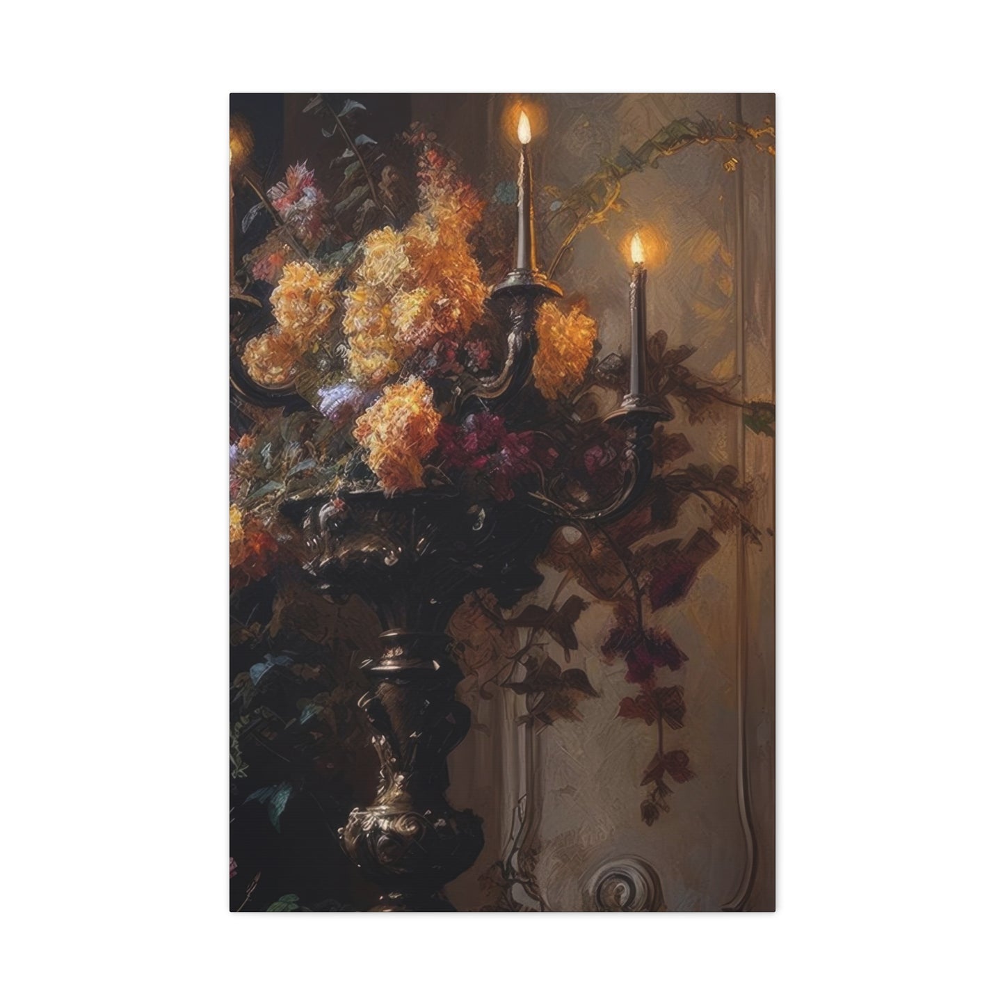 Candleabra Dark Wall Art & Canvas Prints