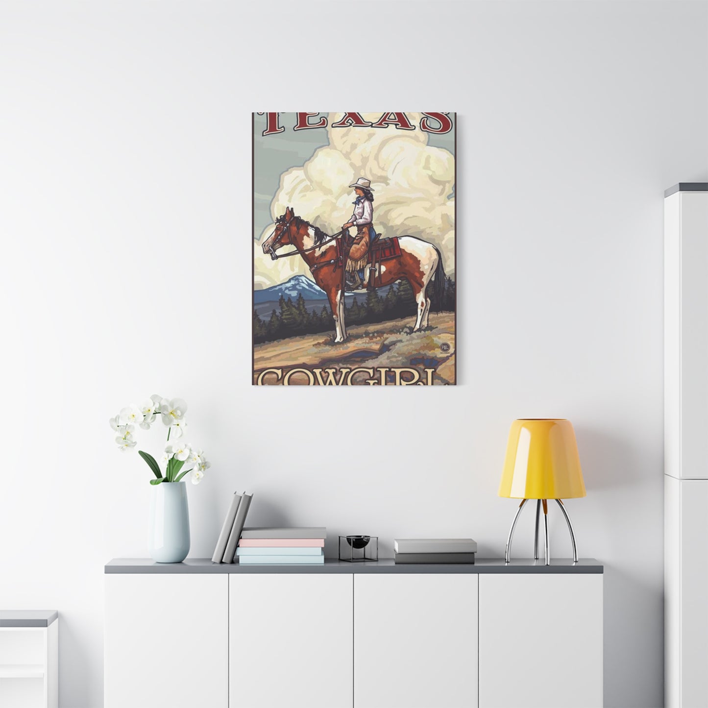 Texas Cowgirl Wall Art & Canvas Prints