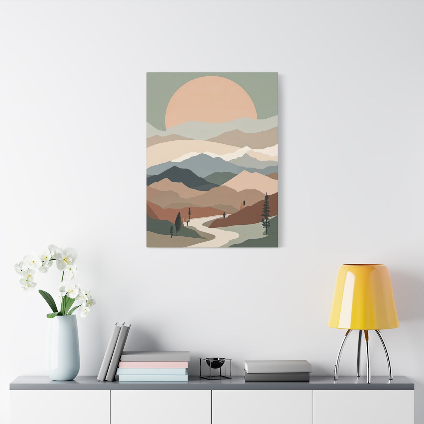 Warm Green Landscape Earth Tones Wall Art & Canvas Prints