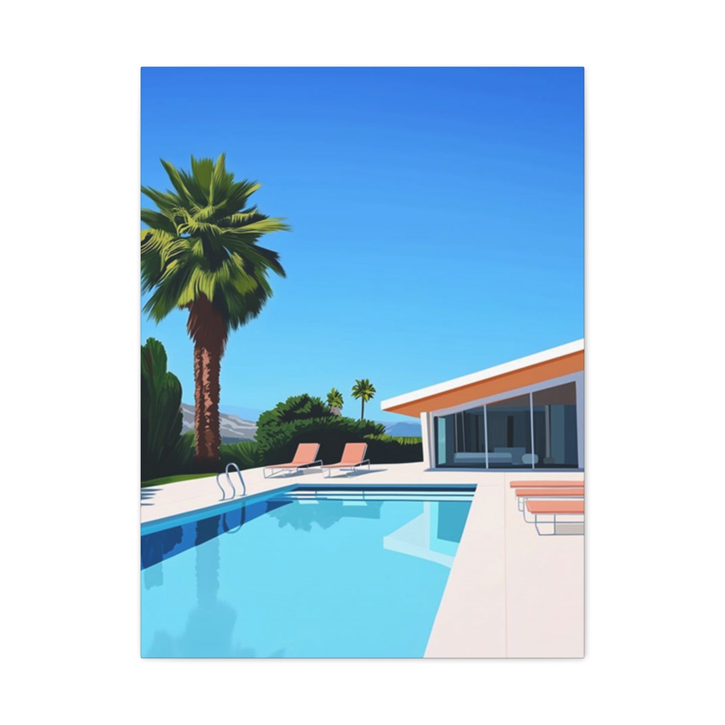 Swimming Pool In Resort Wall Art & Canvas Prints