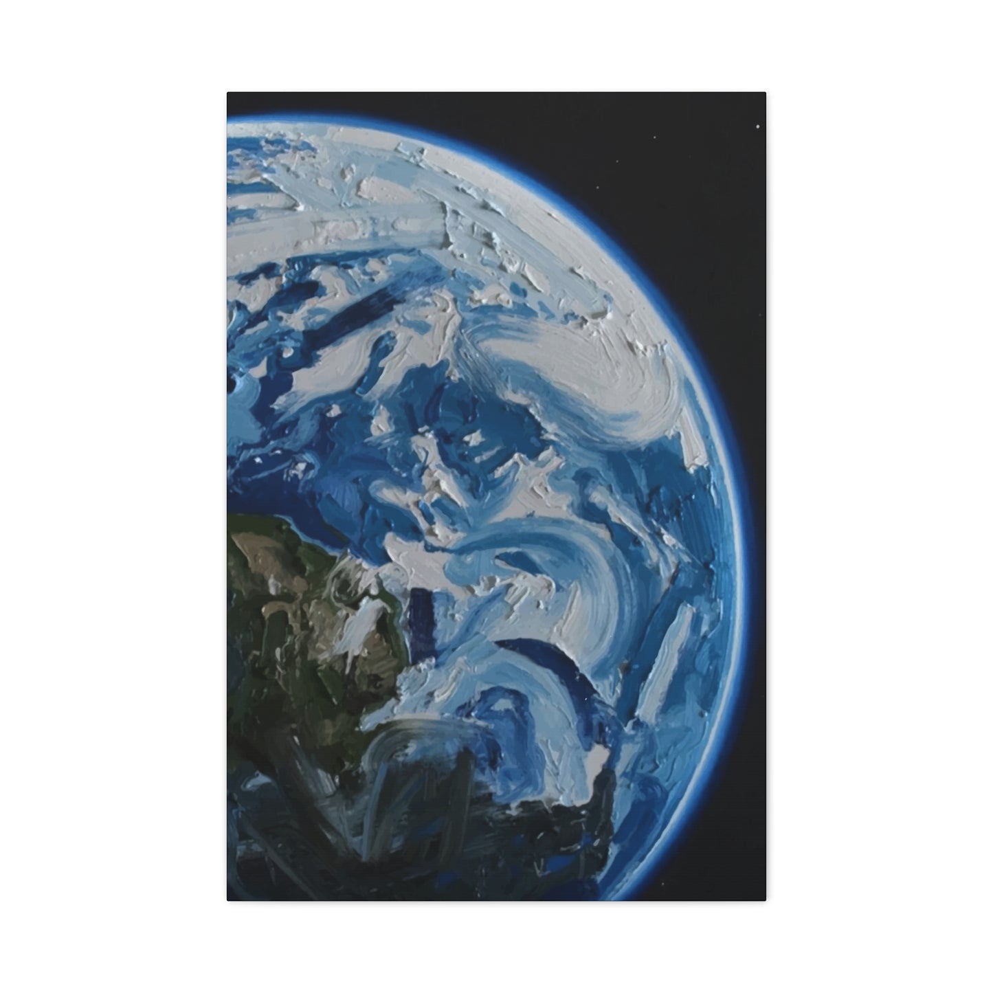 Earth 3d View Wall Art & Canvas Prints