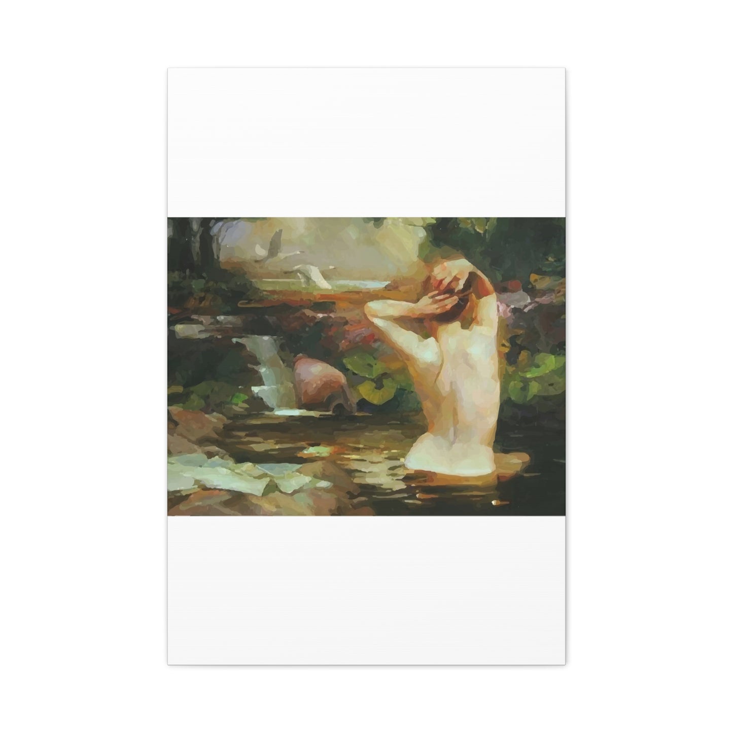 Girl In River Wall Art & Canvas Prints