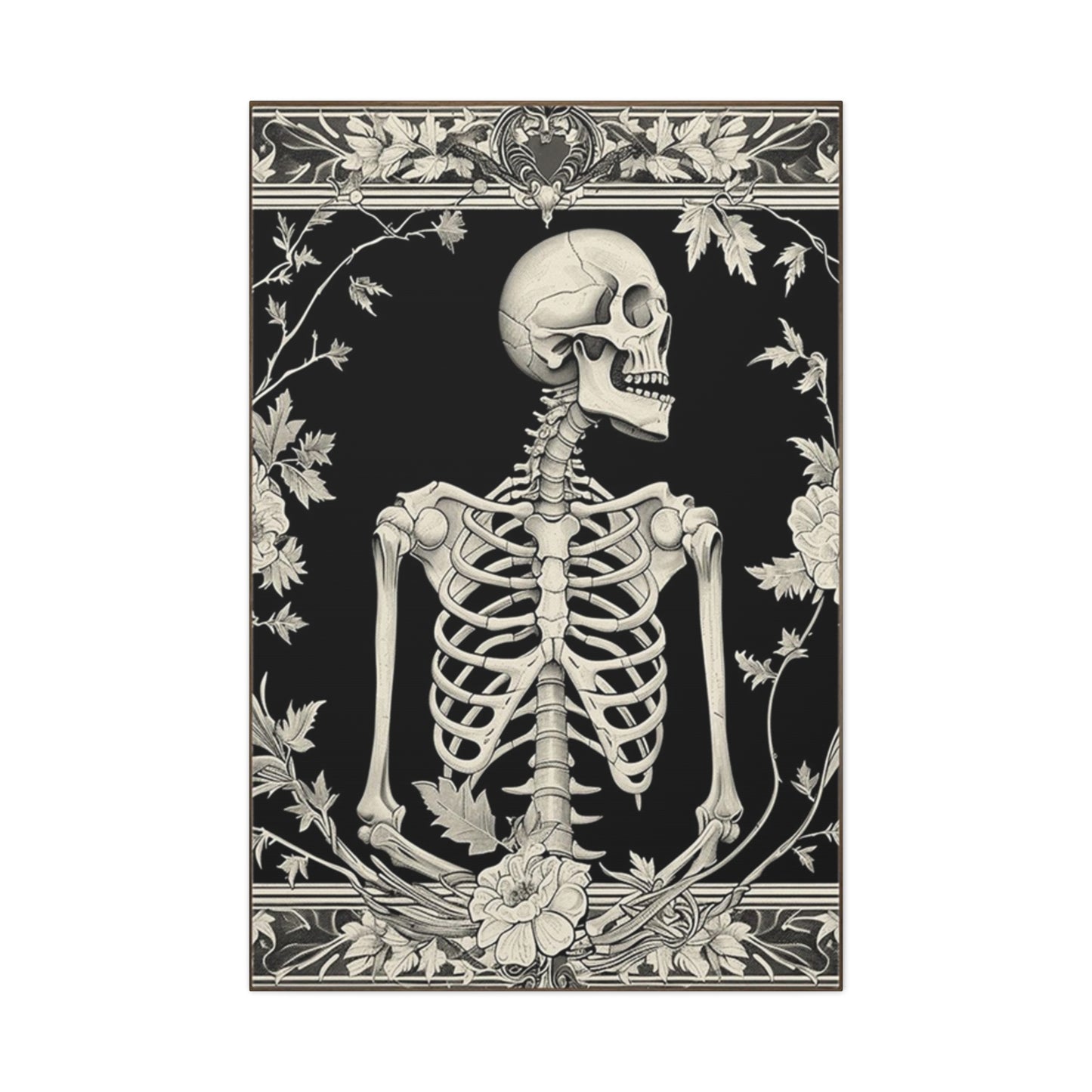 White Skeleton Poster Wall Art & Canvas Prints