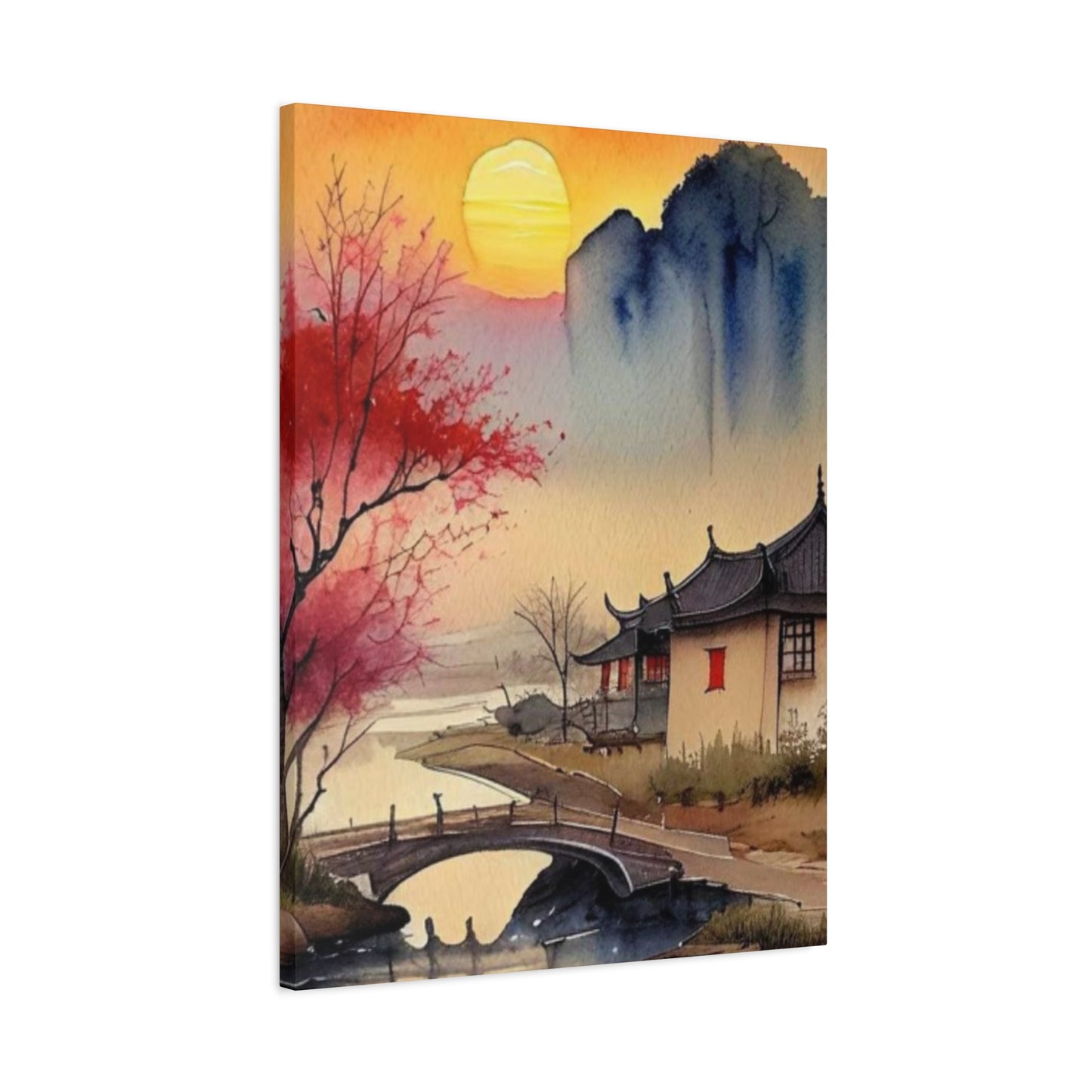 Sunset Over the Bridge Wall Art & Canvas Prints