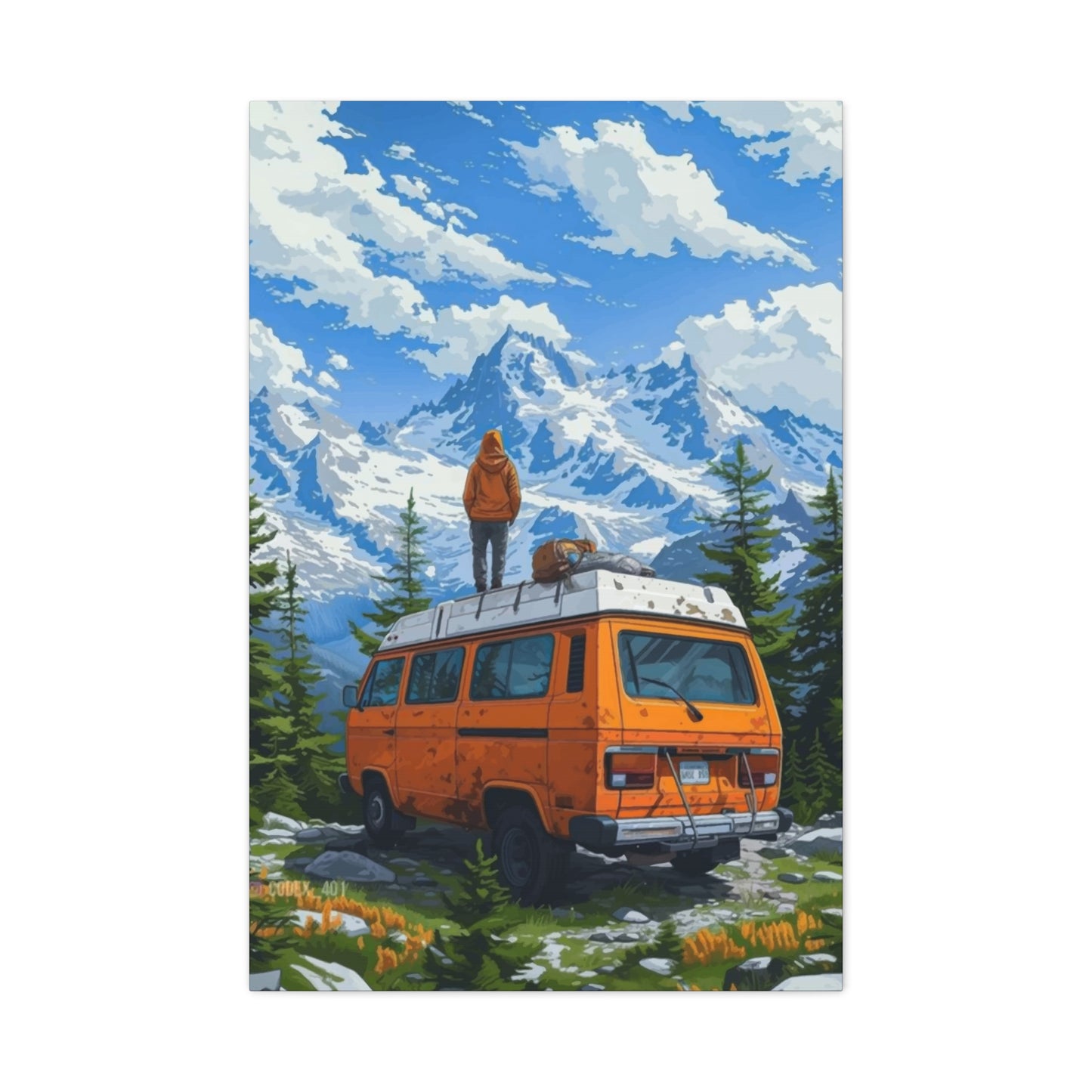 Yellow Van Wall Art & Canvas Prints