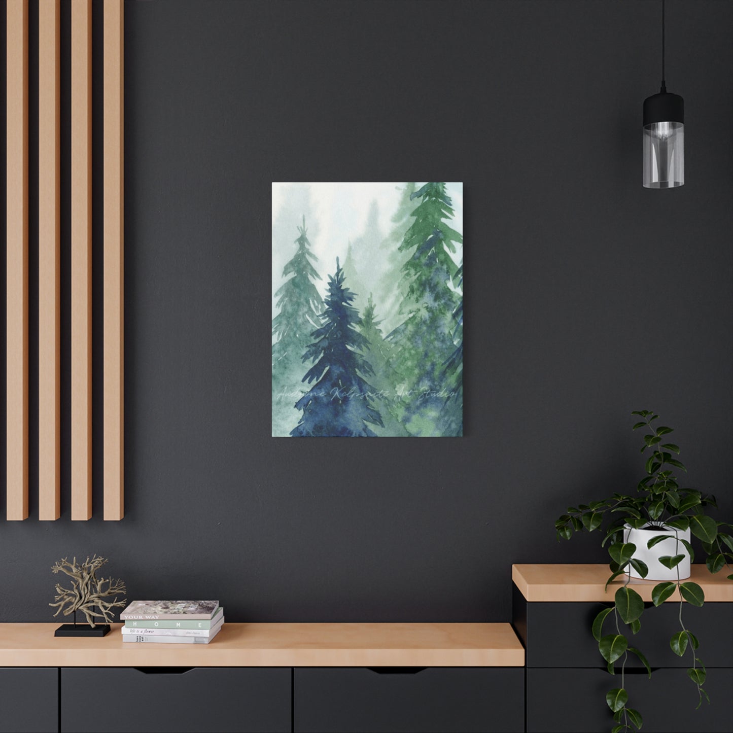 Long Pine Trees Wall Art & Canvas Prints