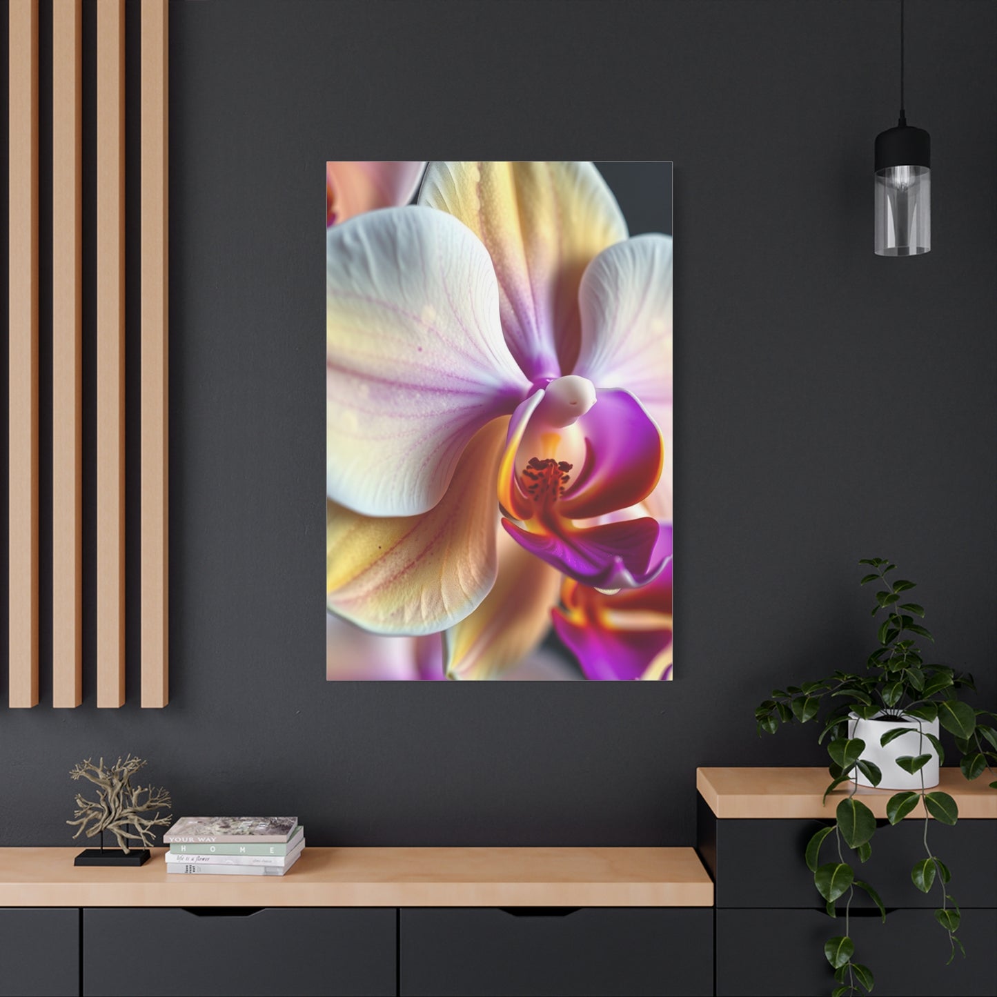 Orchid Flower Art Supreme Canvas Wall Art & Canvas Print