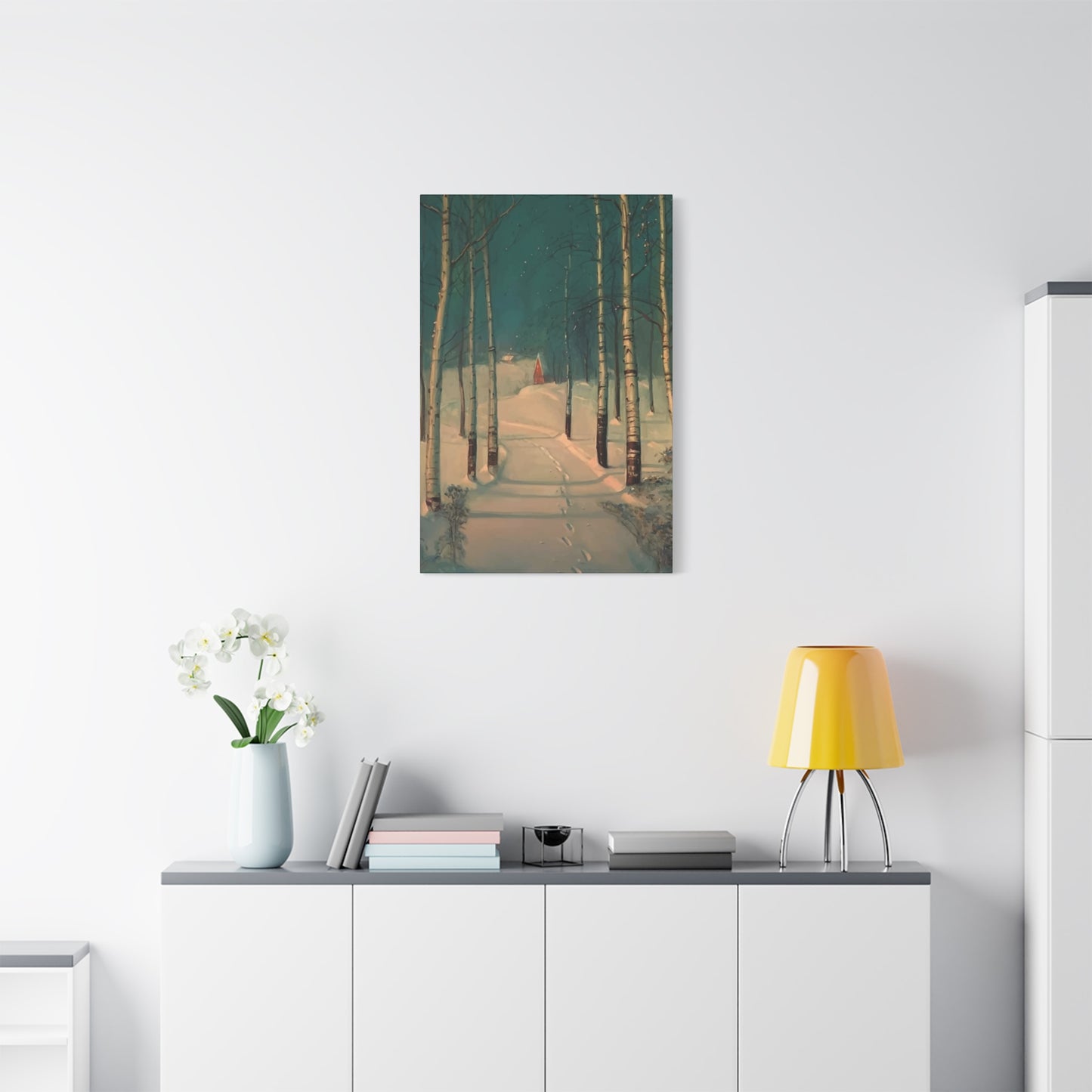 Forest View In Winters Wall Art & Canvas Prints