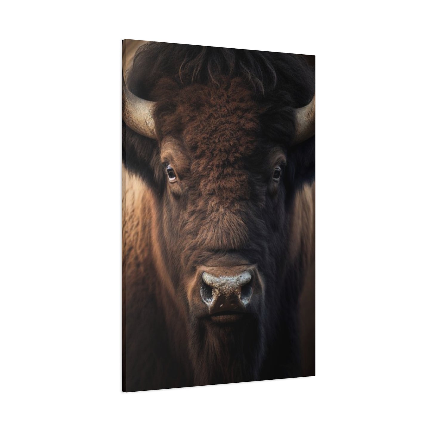 Bison Staring Wall Art & Canvas Prints