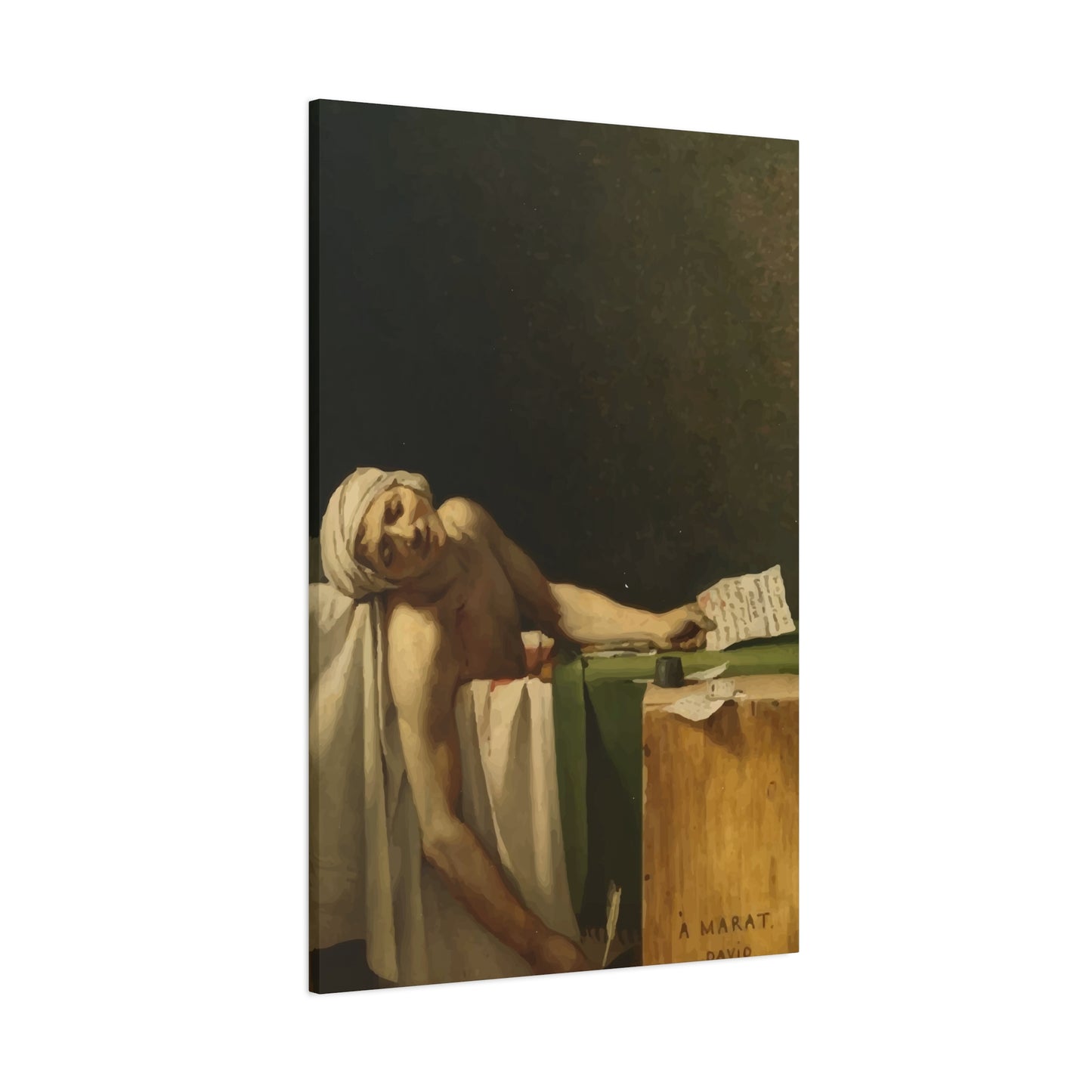 Man Writing a Letter Wall Art & Canvas Prints