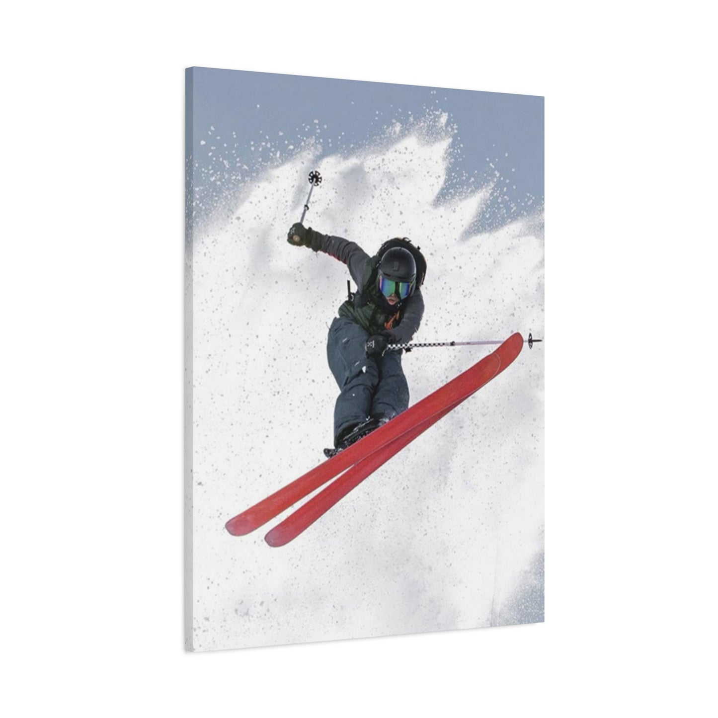 Skiing Stunt Poster Wall Art & Canvas Prints