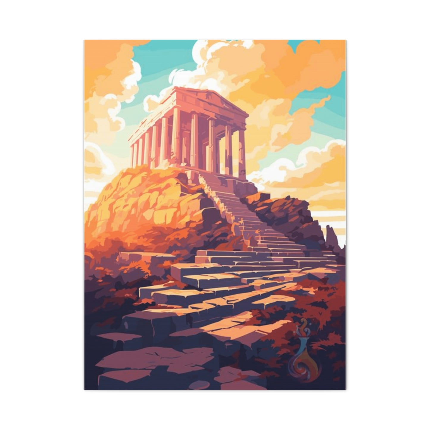 Athens Painting Wall Art & Canvas Prints