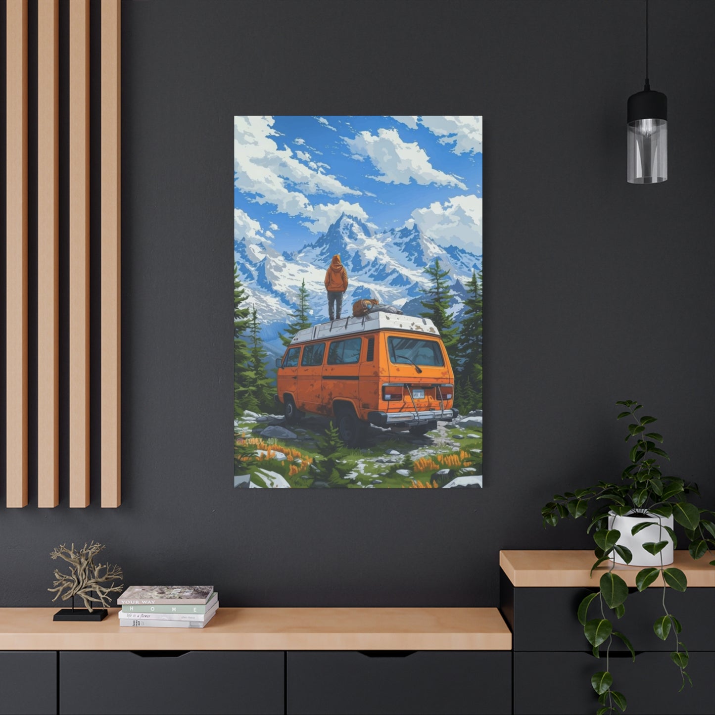 Yellow Van Wall Art & Canvas Prints