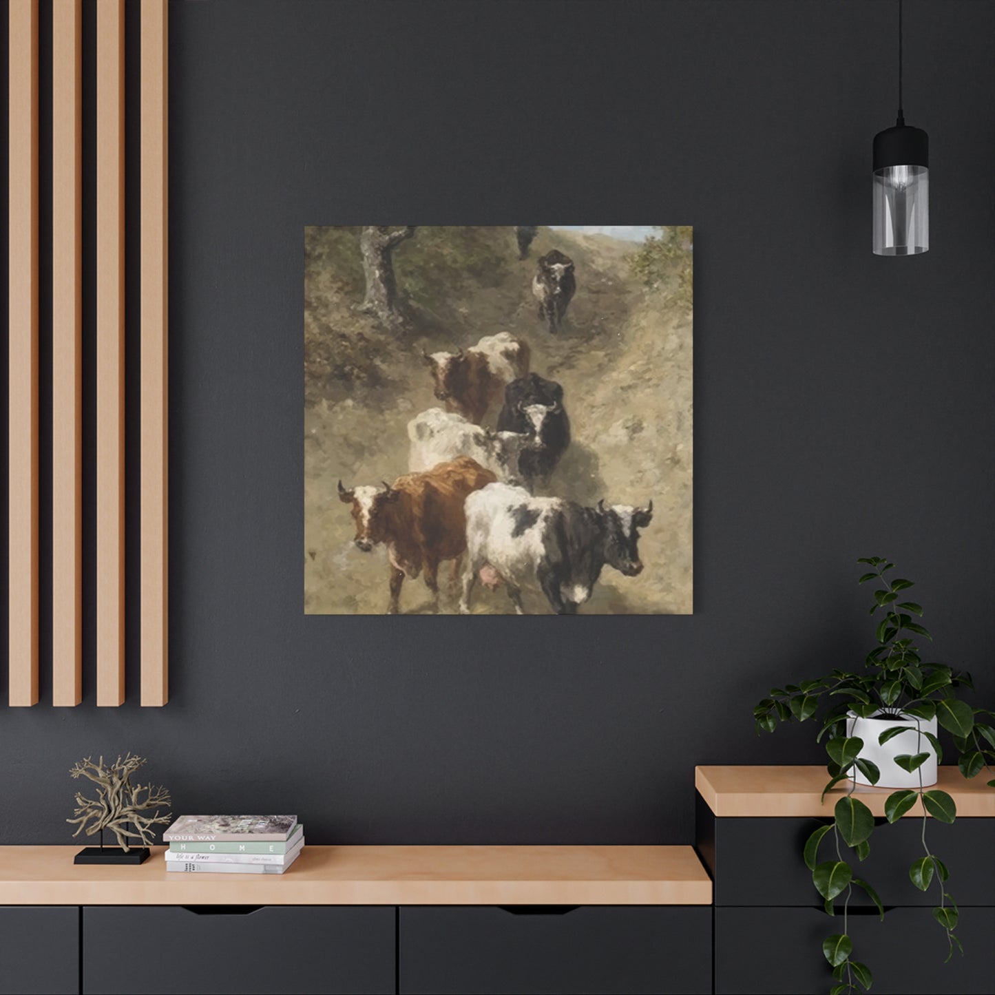 Jungle Cow Wall Art & Canvas Prints