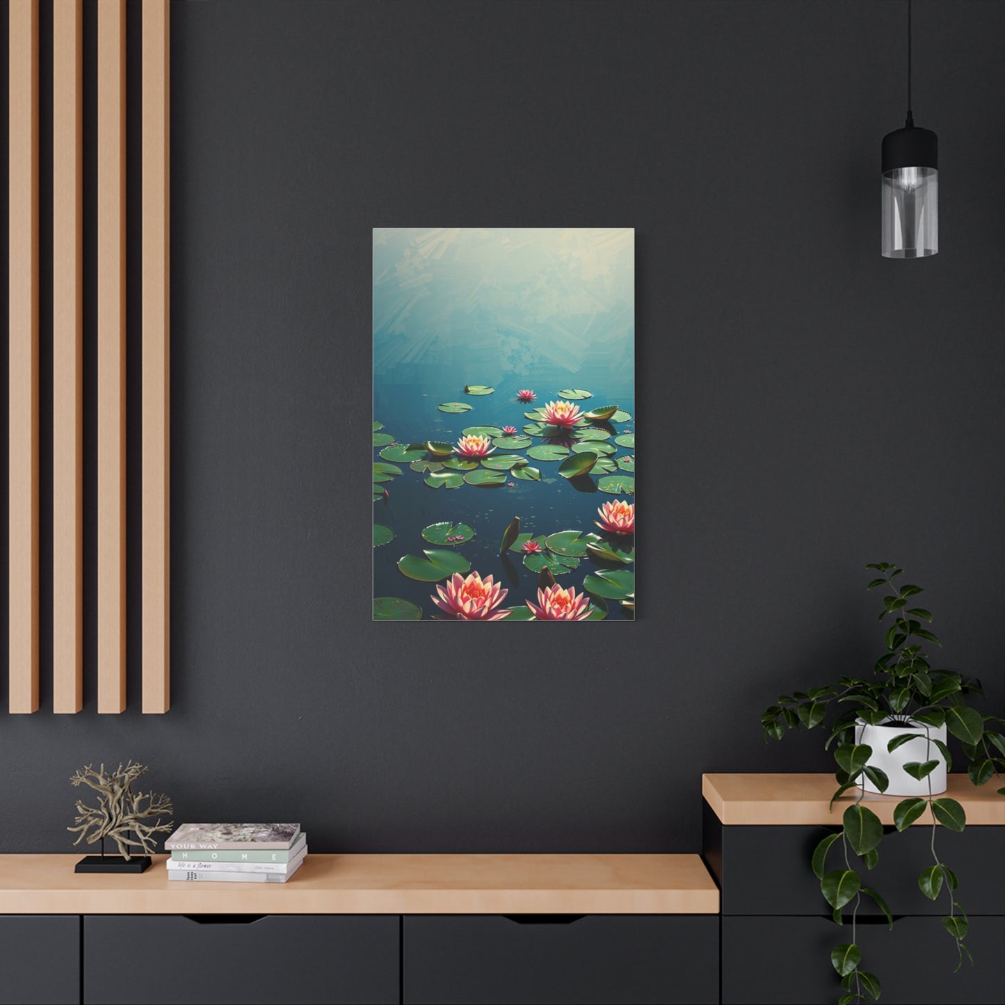 Claude Monet Water Lilies Art Canvas Art 1 Wall Art & Canvas Print