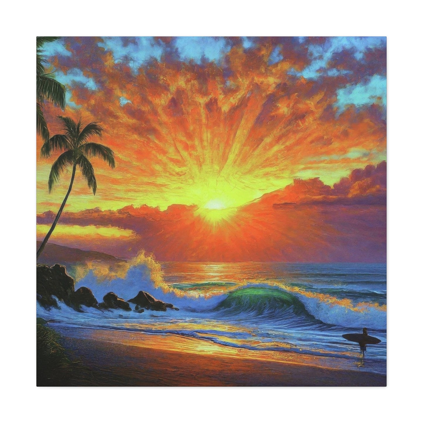 Hawaii Sunset Wall Art & Canvas Prints