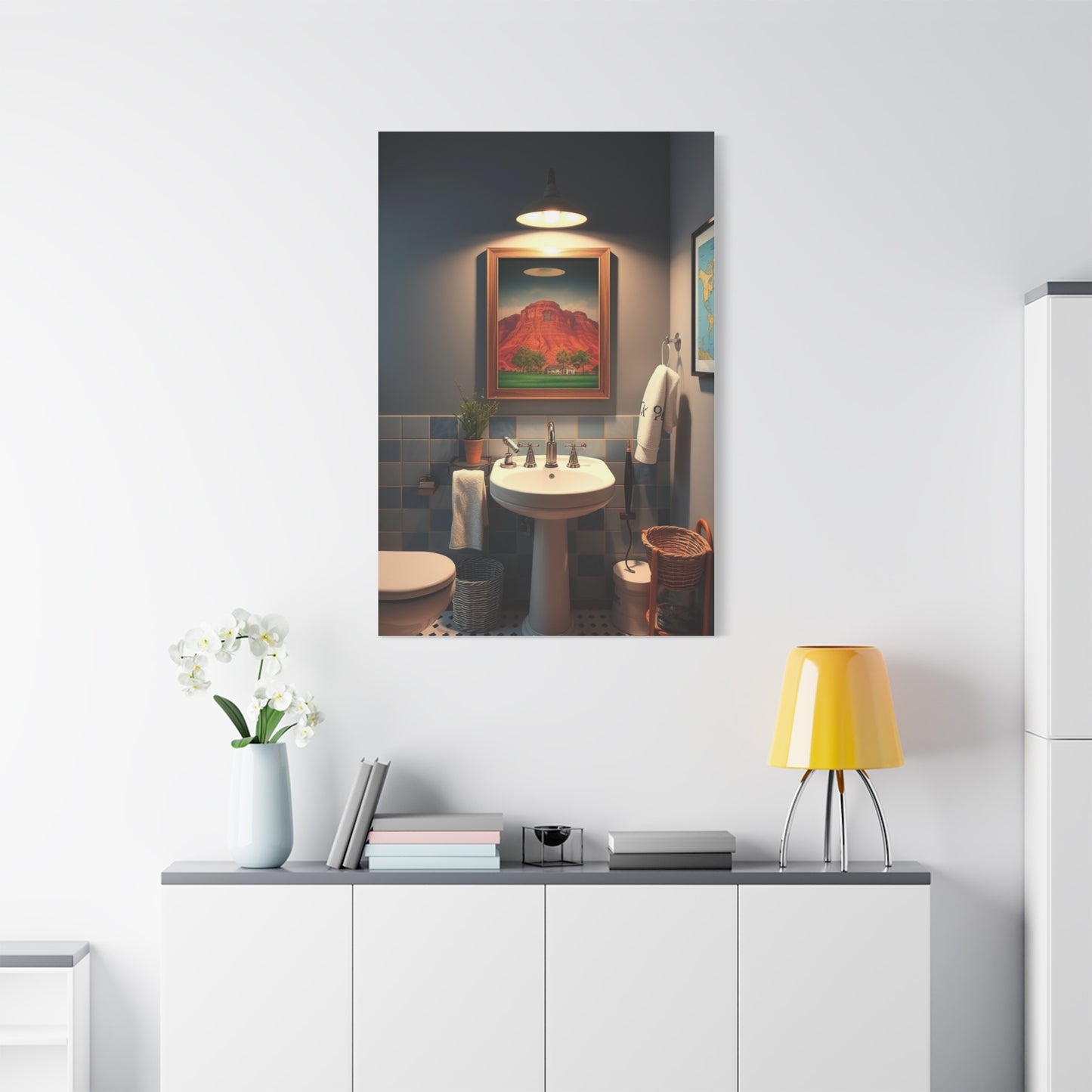 Kid’s Bathroom Art Canvas Art 1 Wall Art & Canvas Print