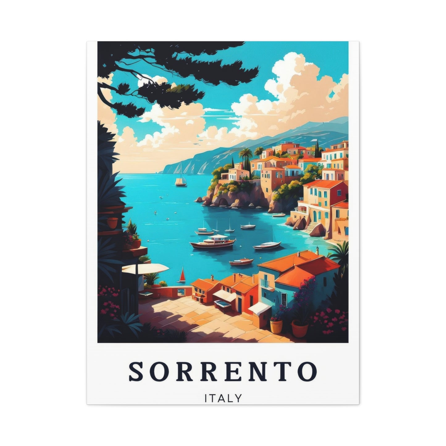 Sorrento Italy Cityscape Wall Art & Canvas Prints