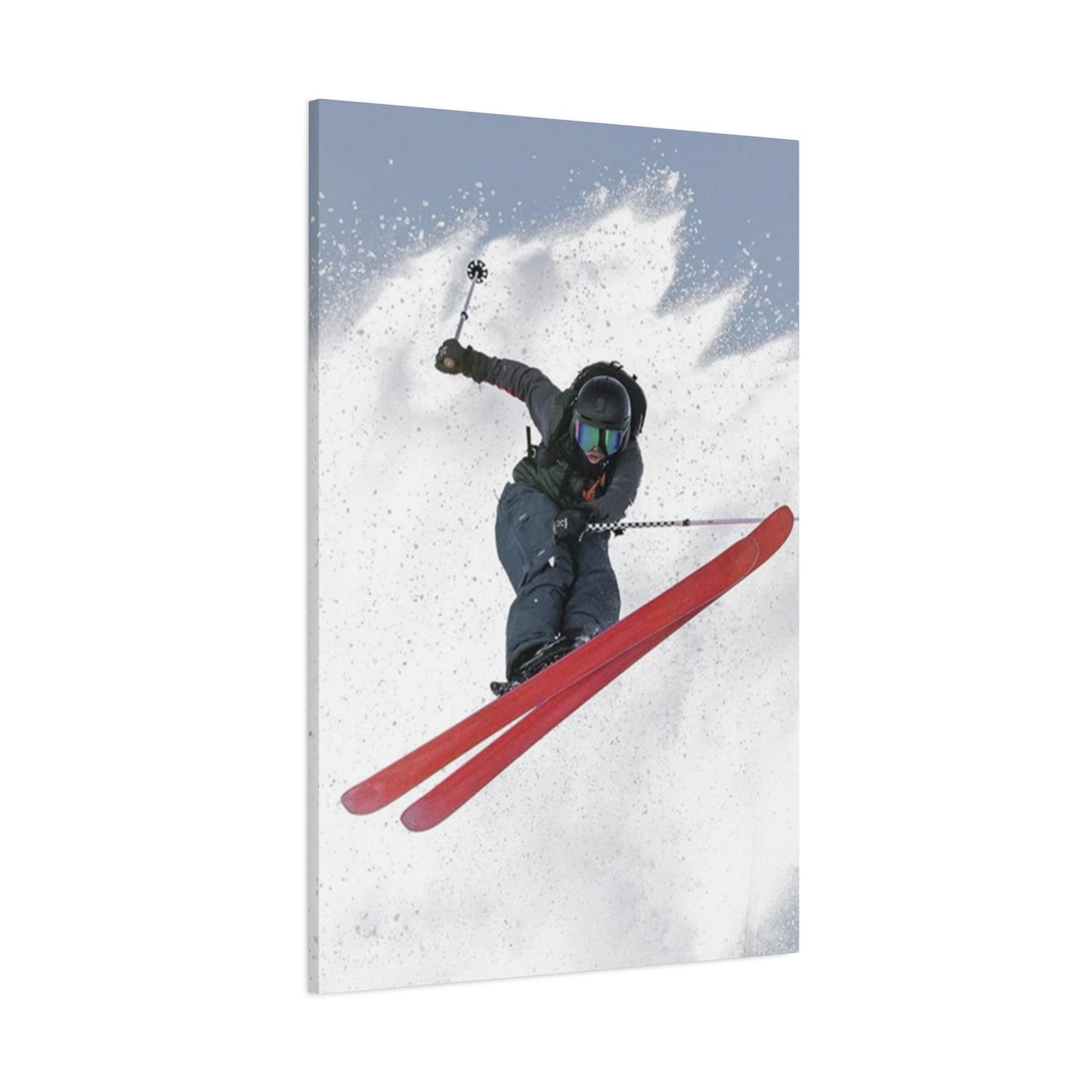 Skiing Stunt Poster Wall Art & Canvas Prints