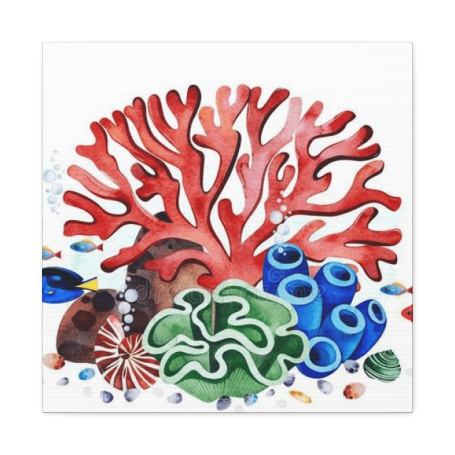 Sea Coral Flowers Wall Art & Canvas Prints