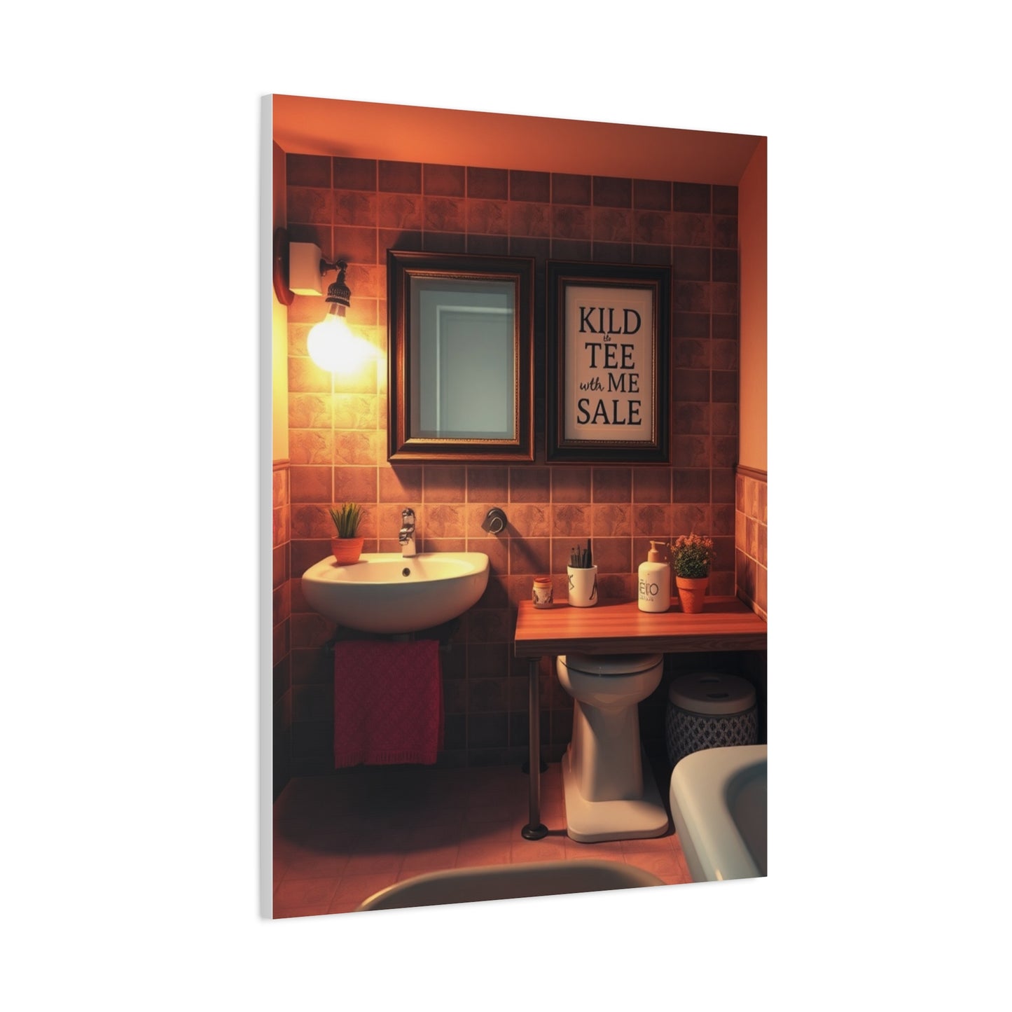 Kid’s Bathroom Art Canvas Art 4 Wall Art & Canvas Print