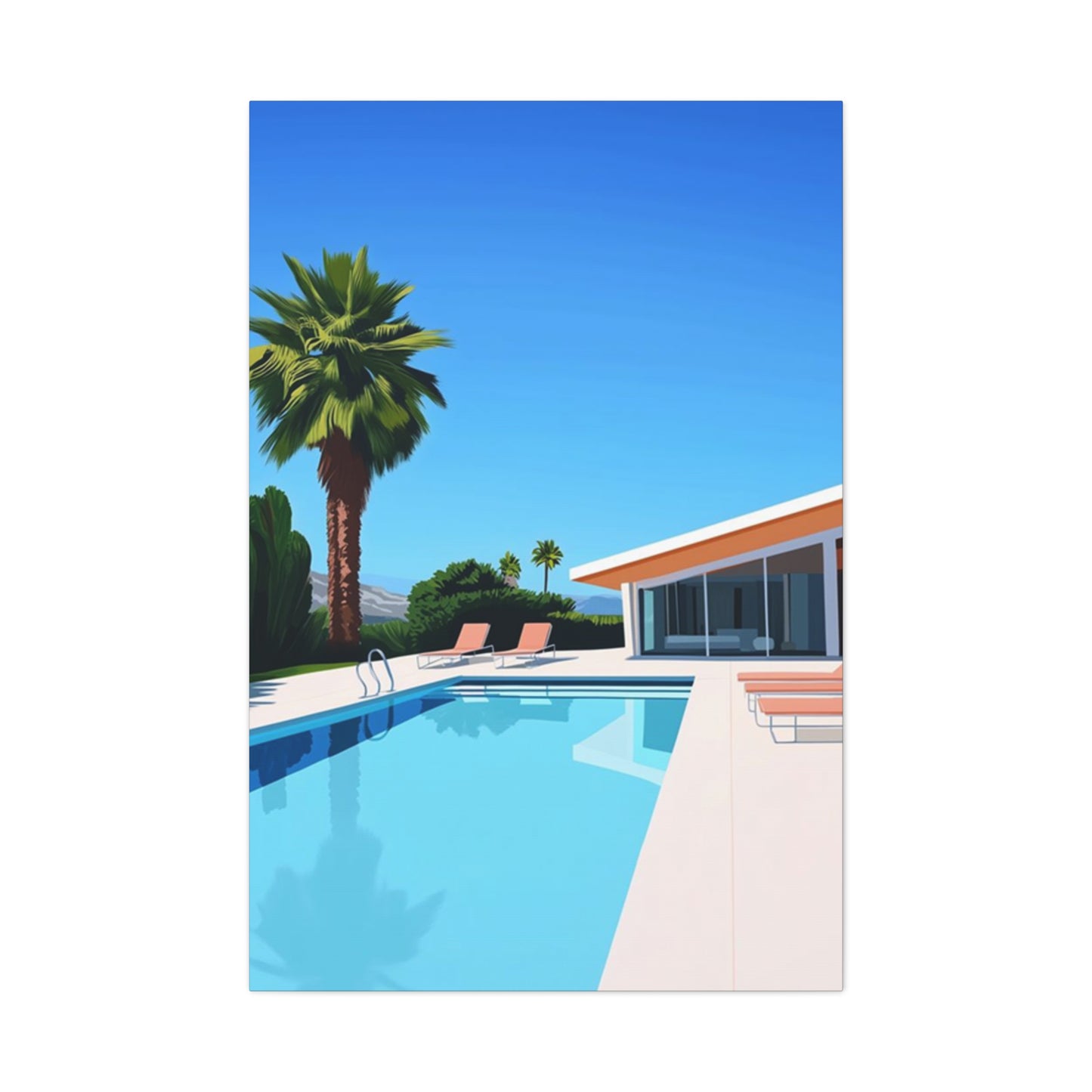 Swimming Pool In Resort Wall Art & Canvas Prints