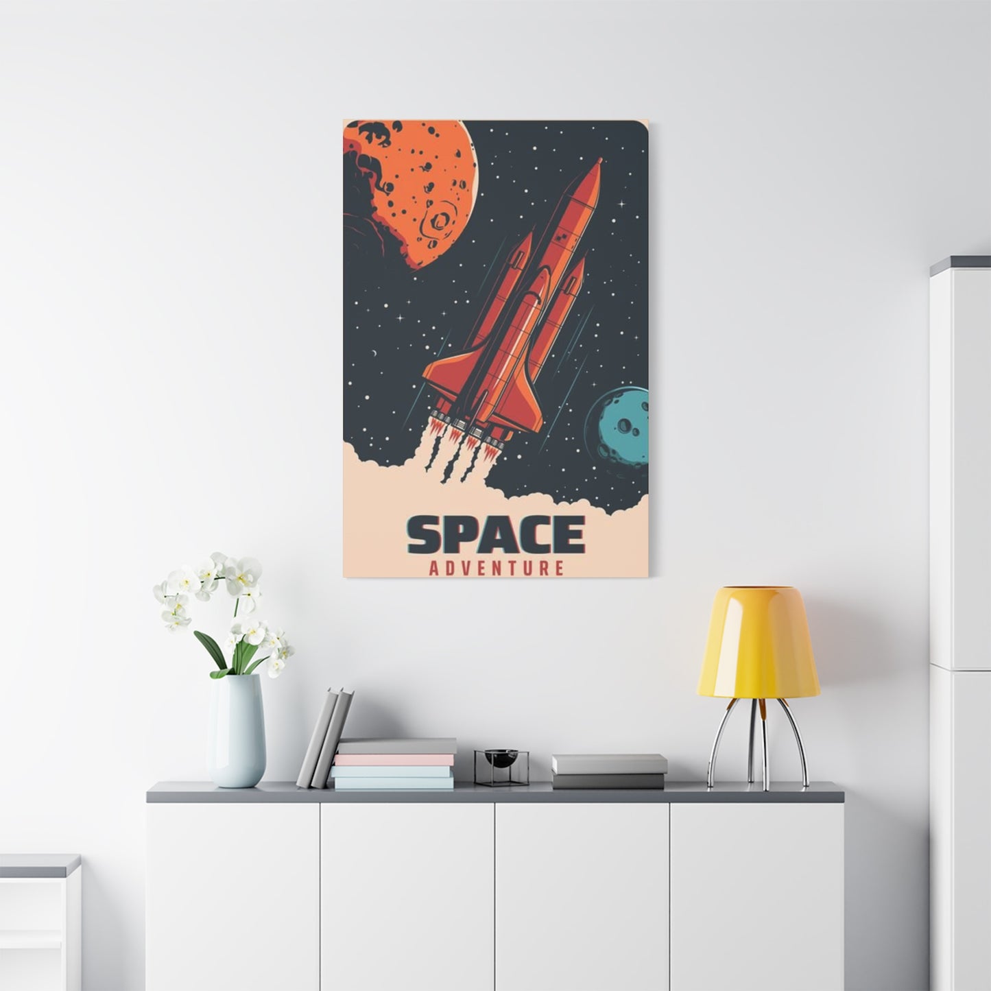 Space Adventure Poster Wall Art & Canvas Prints
