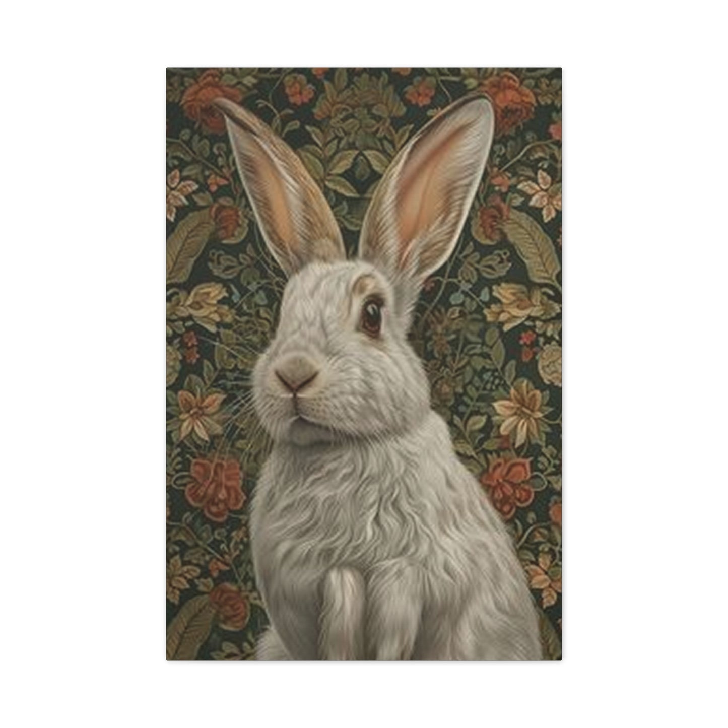 White Bunny Wall Art & Canvas Prints