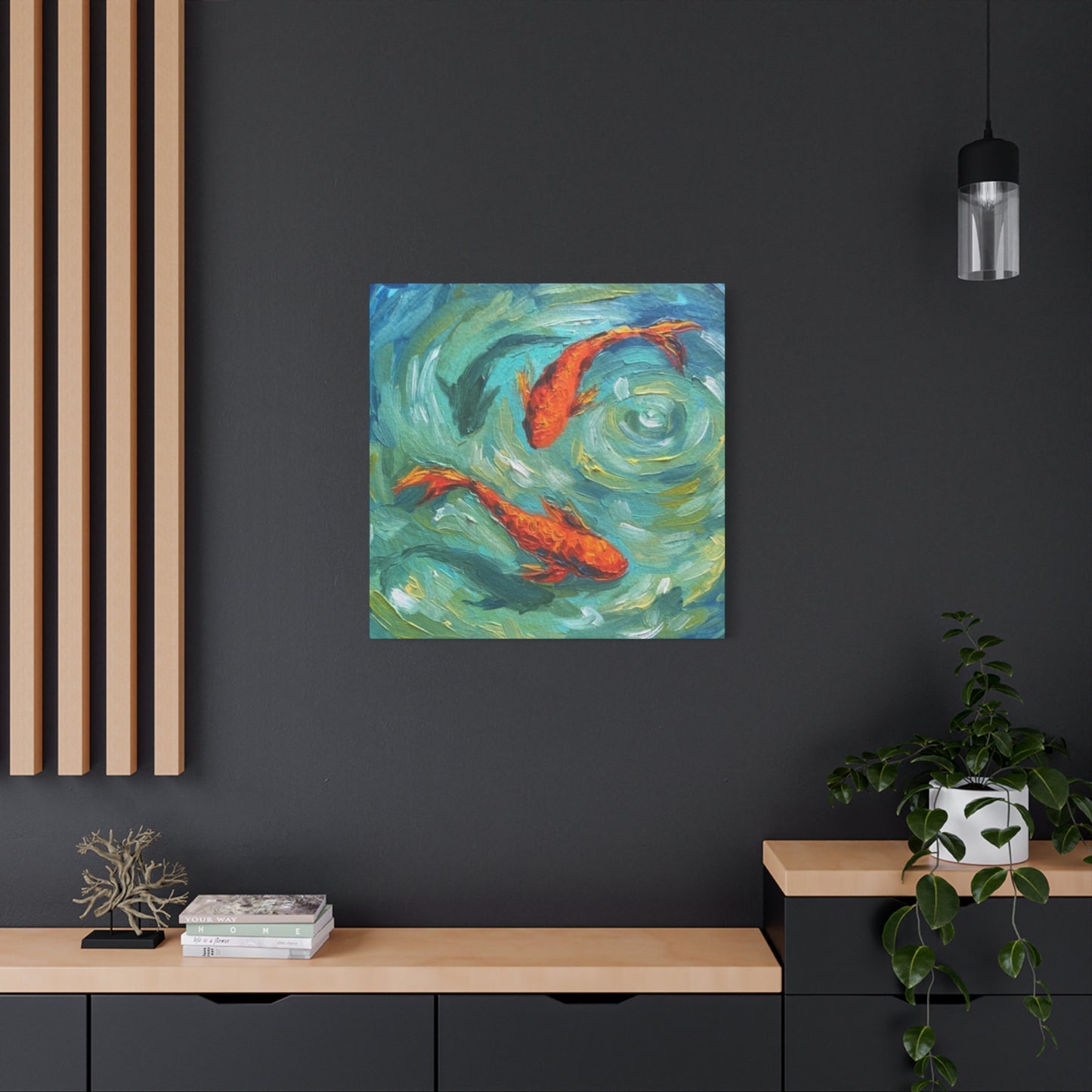 Two Koi Fishes Wall Art & Canvas Prints