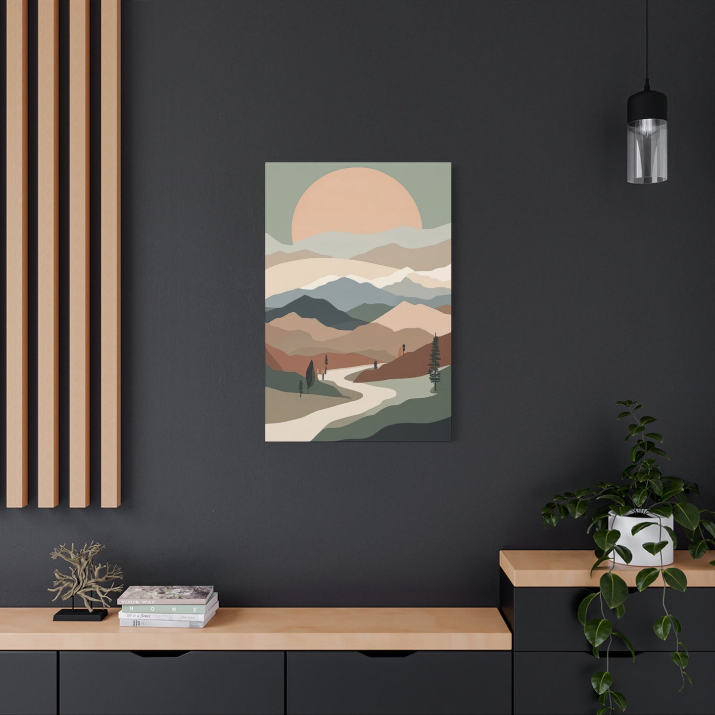 Warm Green Landscape Earth Tones Wall Art & Canvas Prints