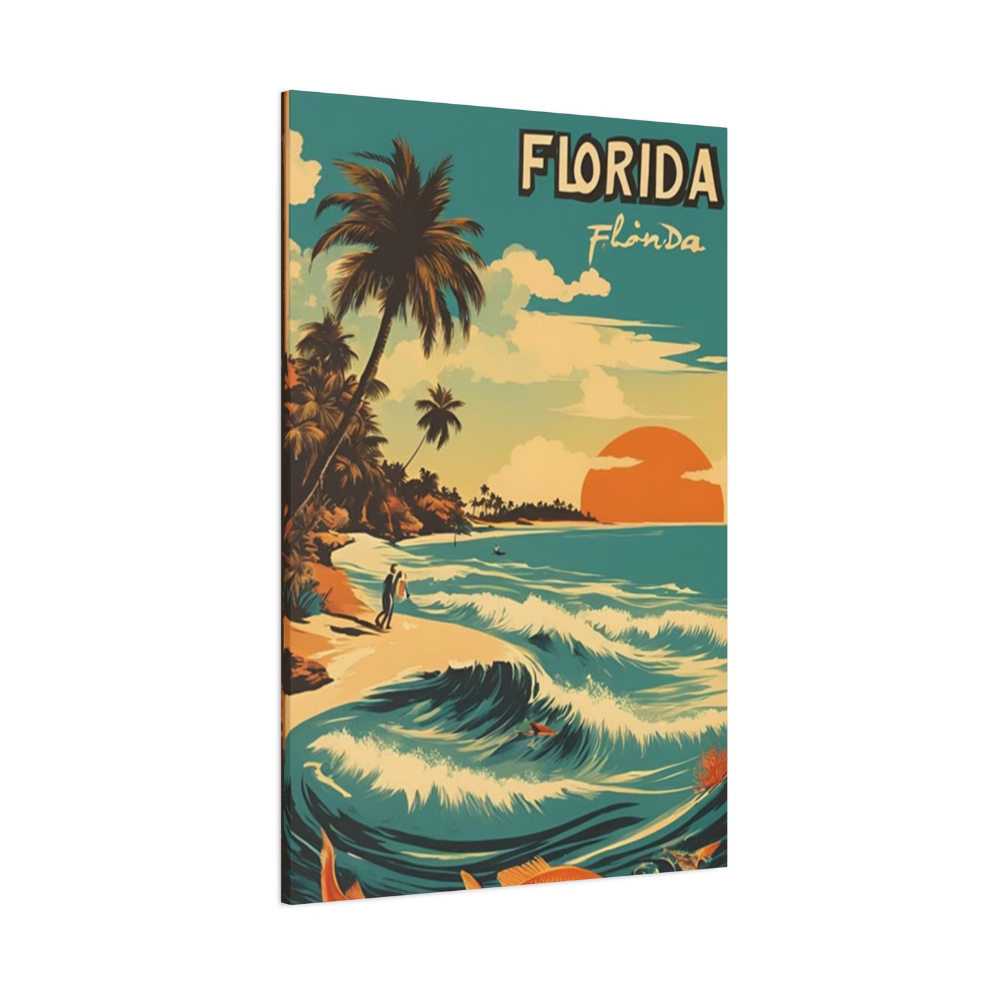 Florida Beach Poster Wall Art & Canvas Prints