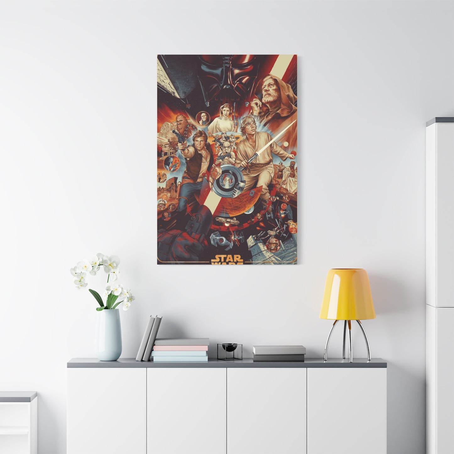 Star Wars Movie Poster Wall Art & Canvas Prints