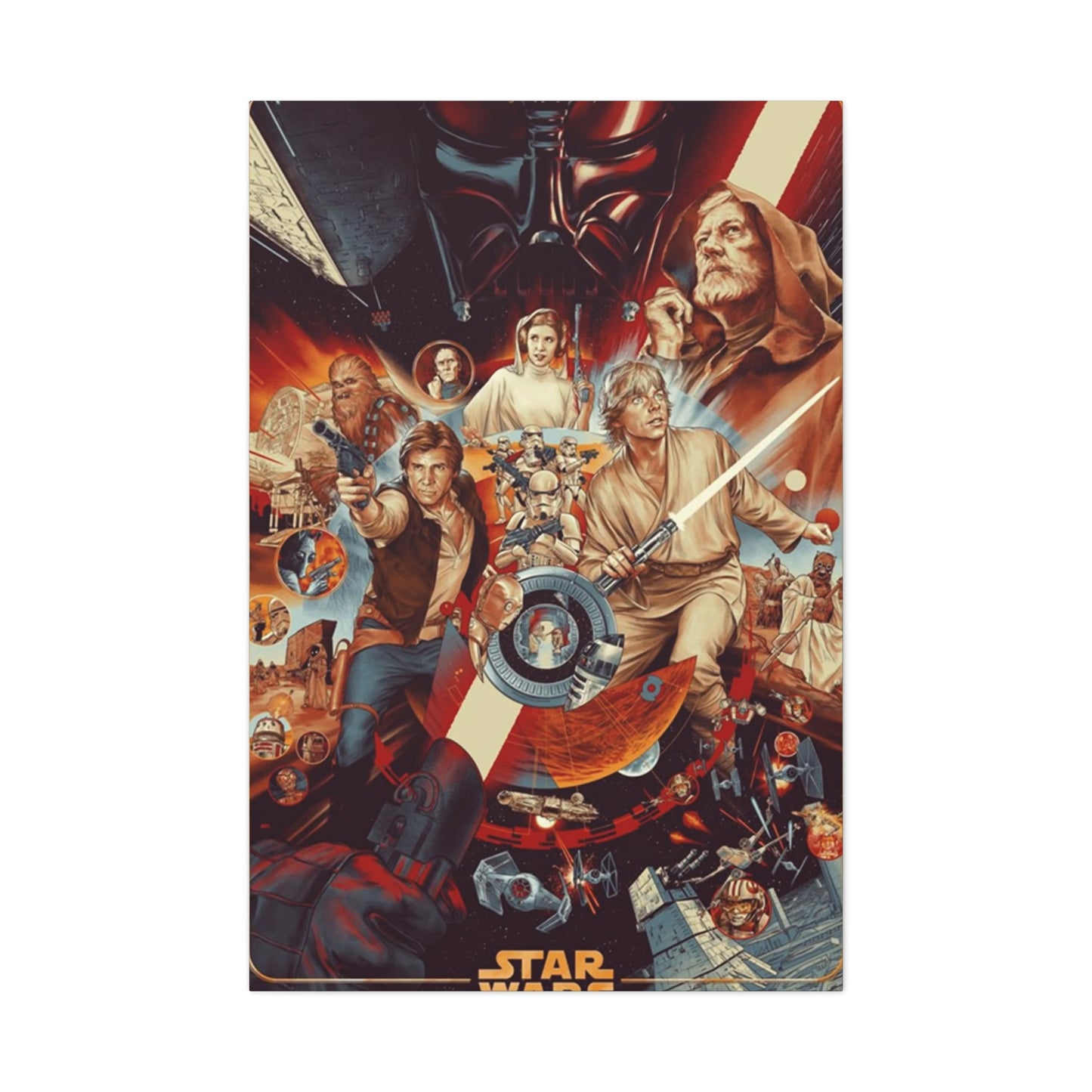 Star Wars Movie Poster Wall Art & Canvas Prints