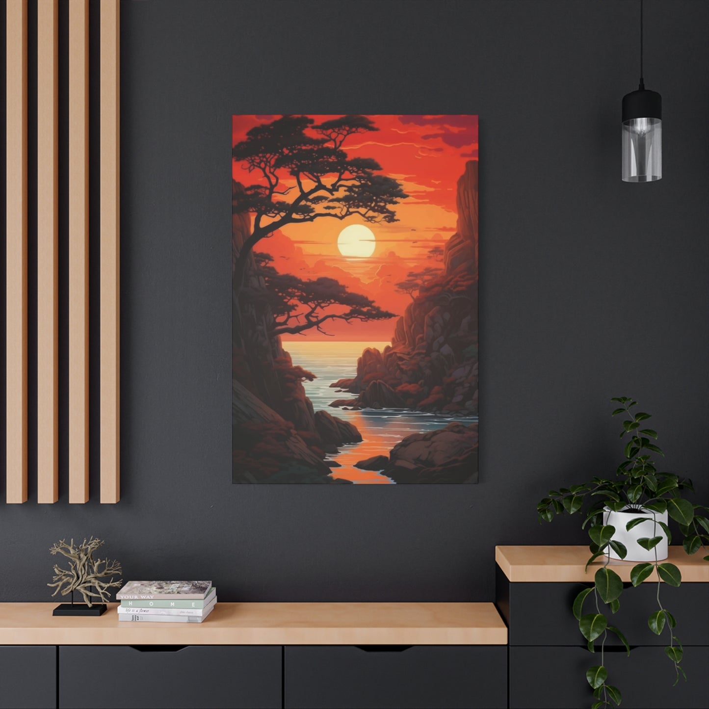 Sun In Mountains Wall Art & Canvas Prints