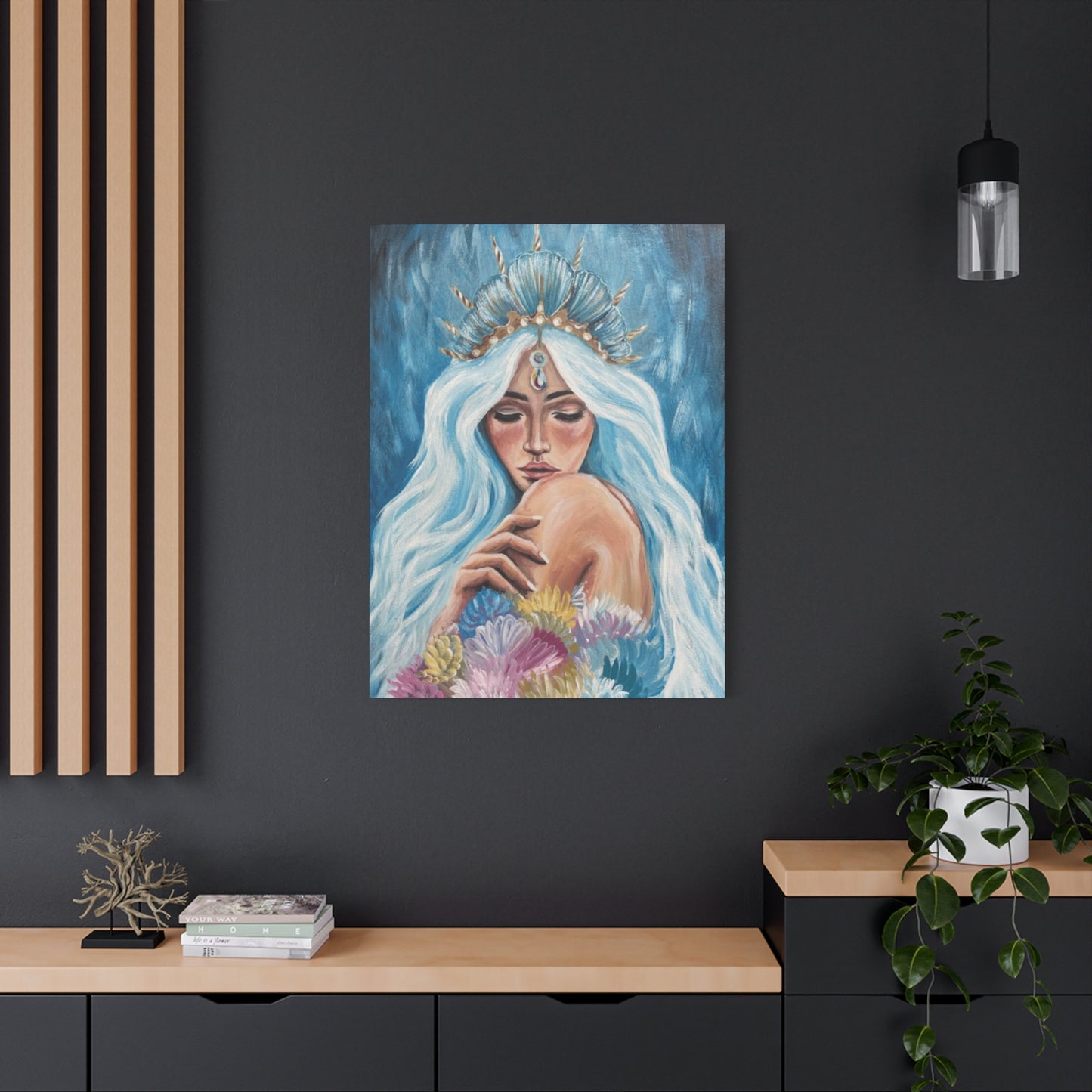 A Mermaid Queen Wall Art & Canvas Prints