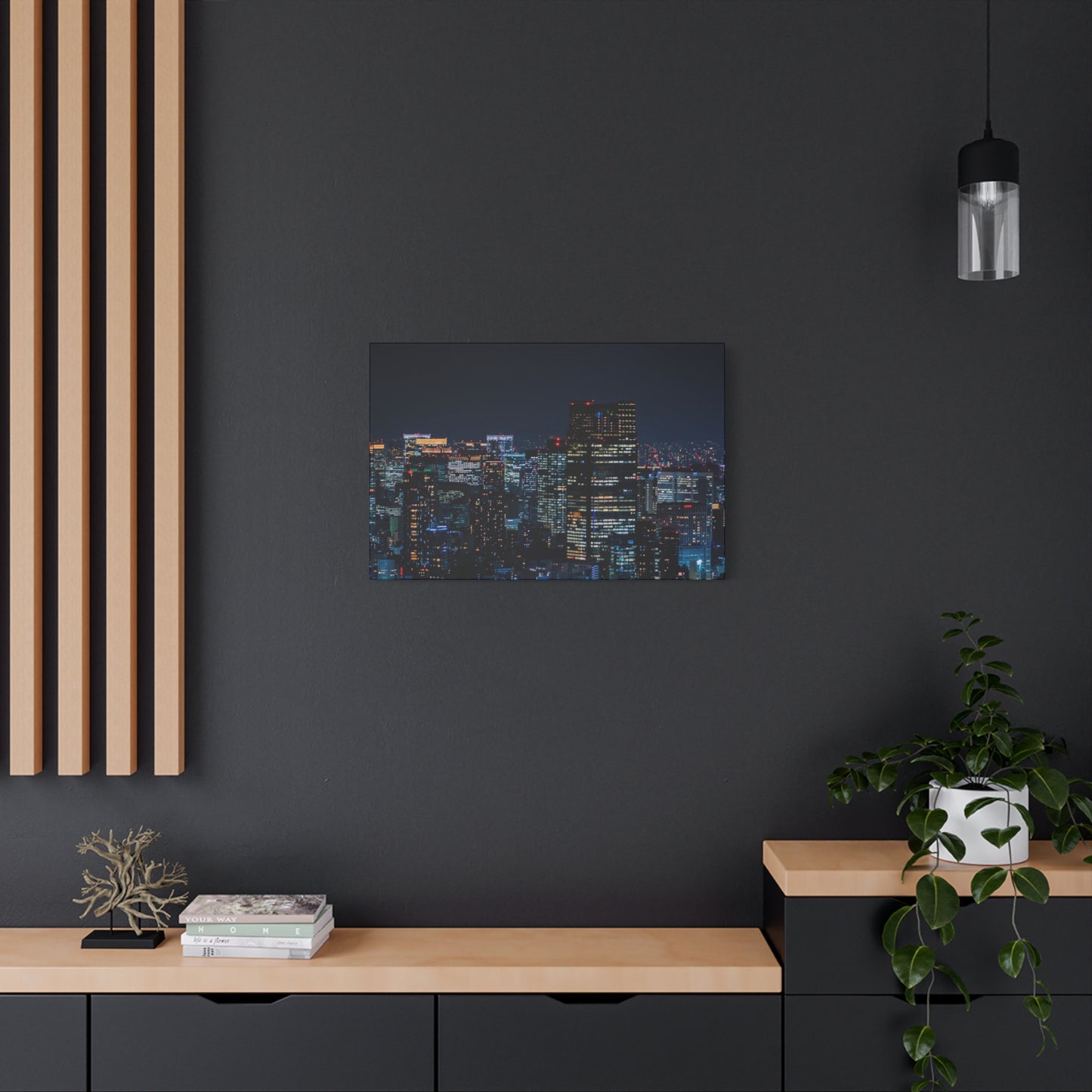 Night View in Tokyo Wall Art & Canvas Prints