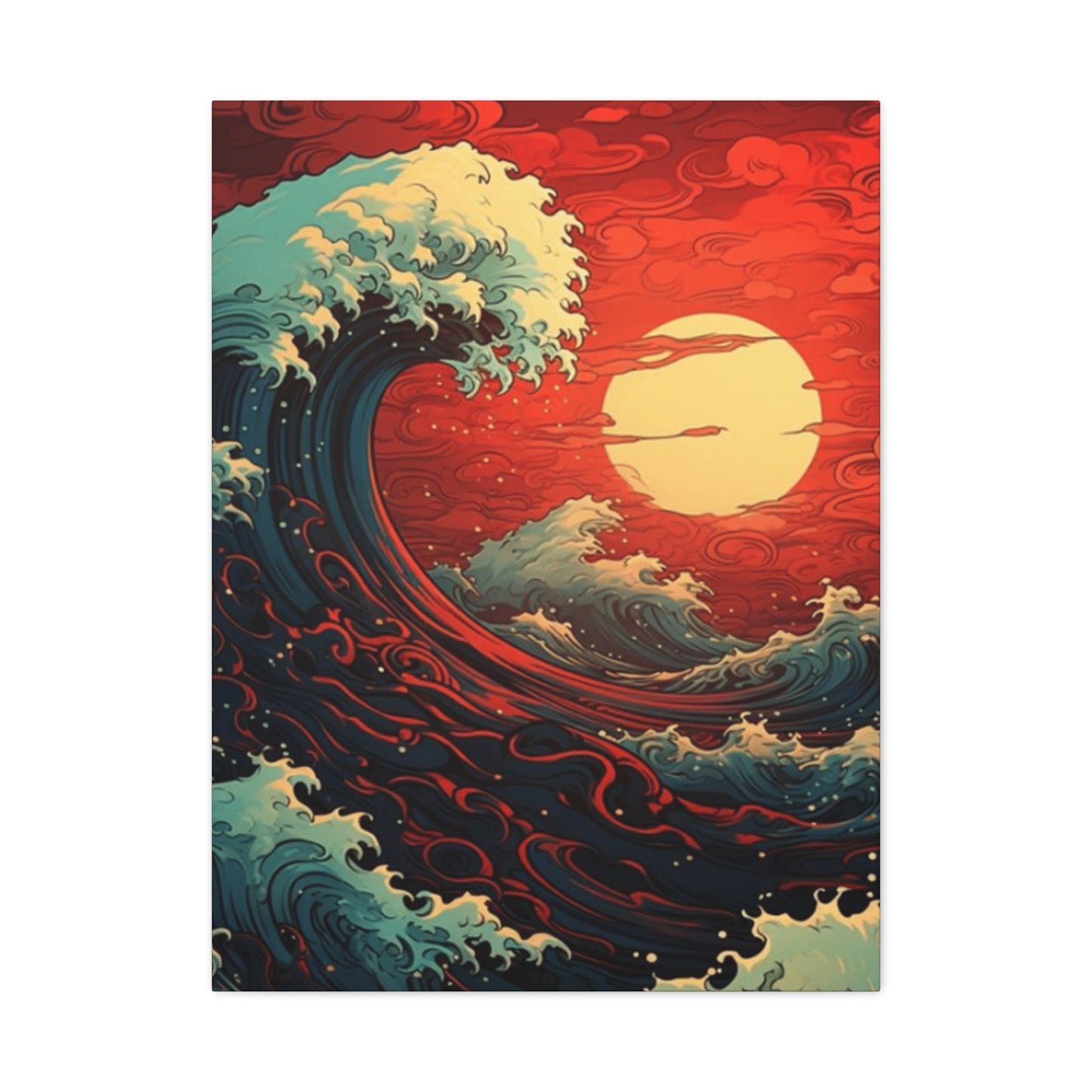 Vintage Waves Wall Art & Canvas Prints