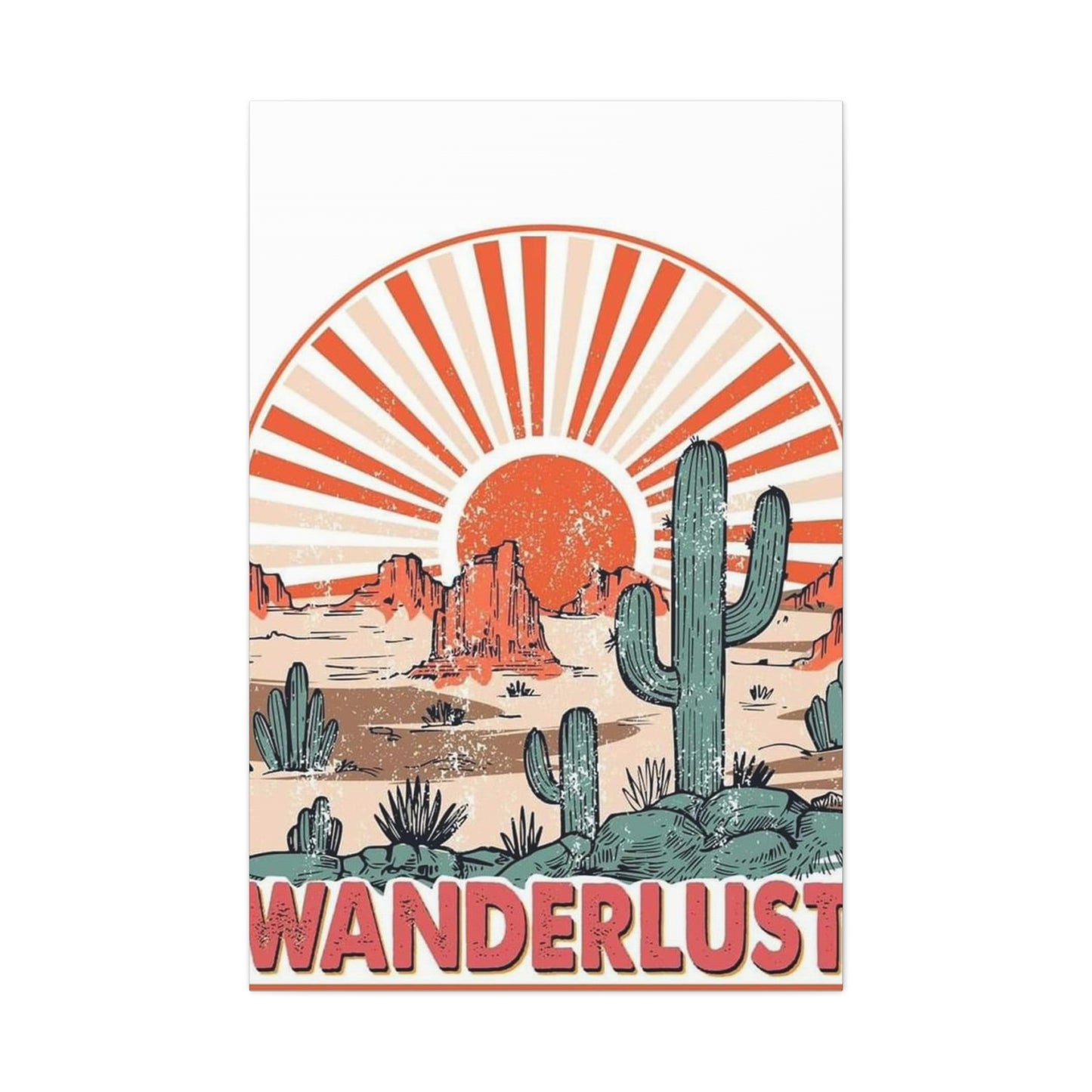 Wanderlust Texas Poster Wall Art & Canvas Prints