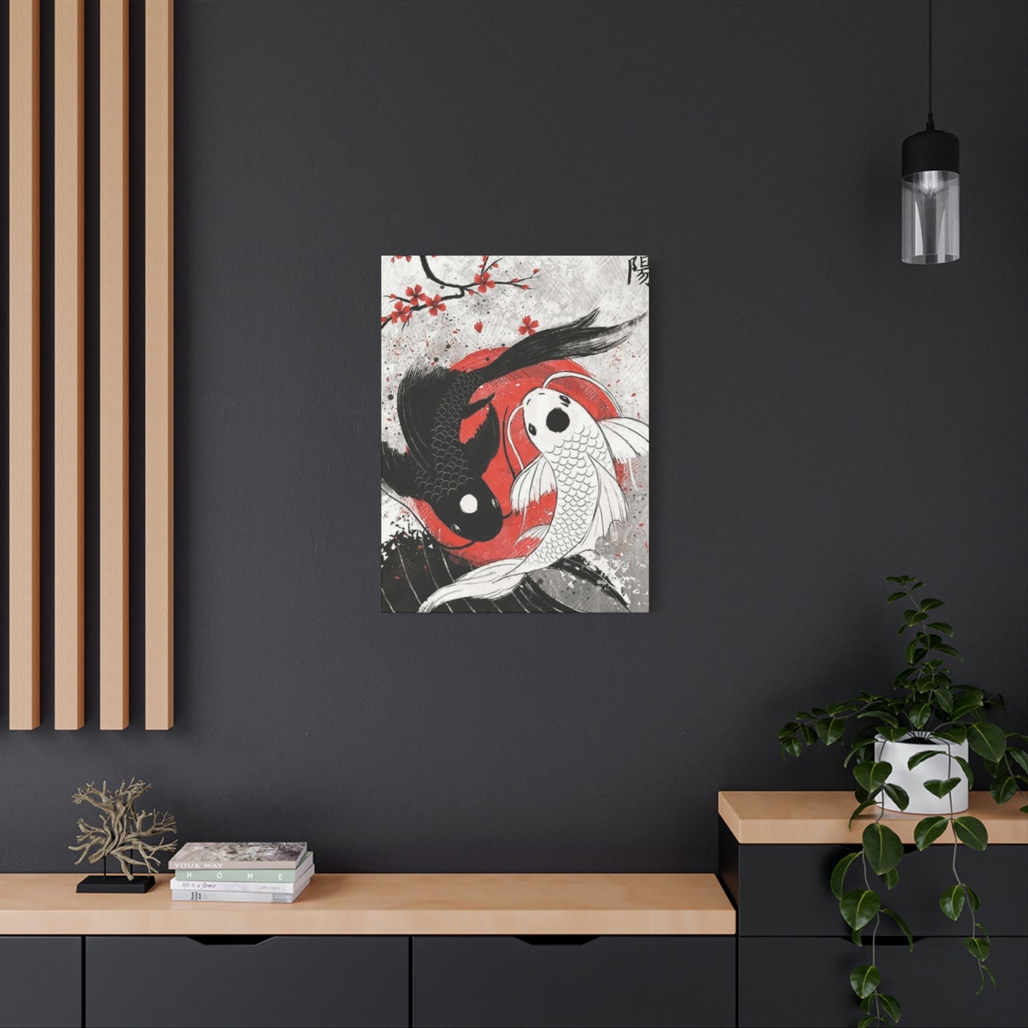 Fish Yin Yang Wall Art & Canvas Prints
