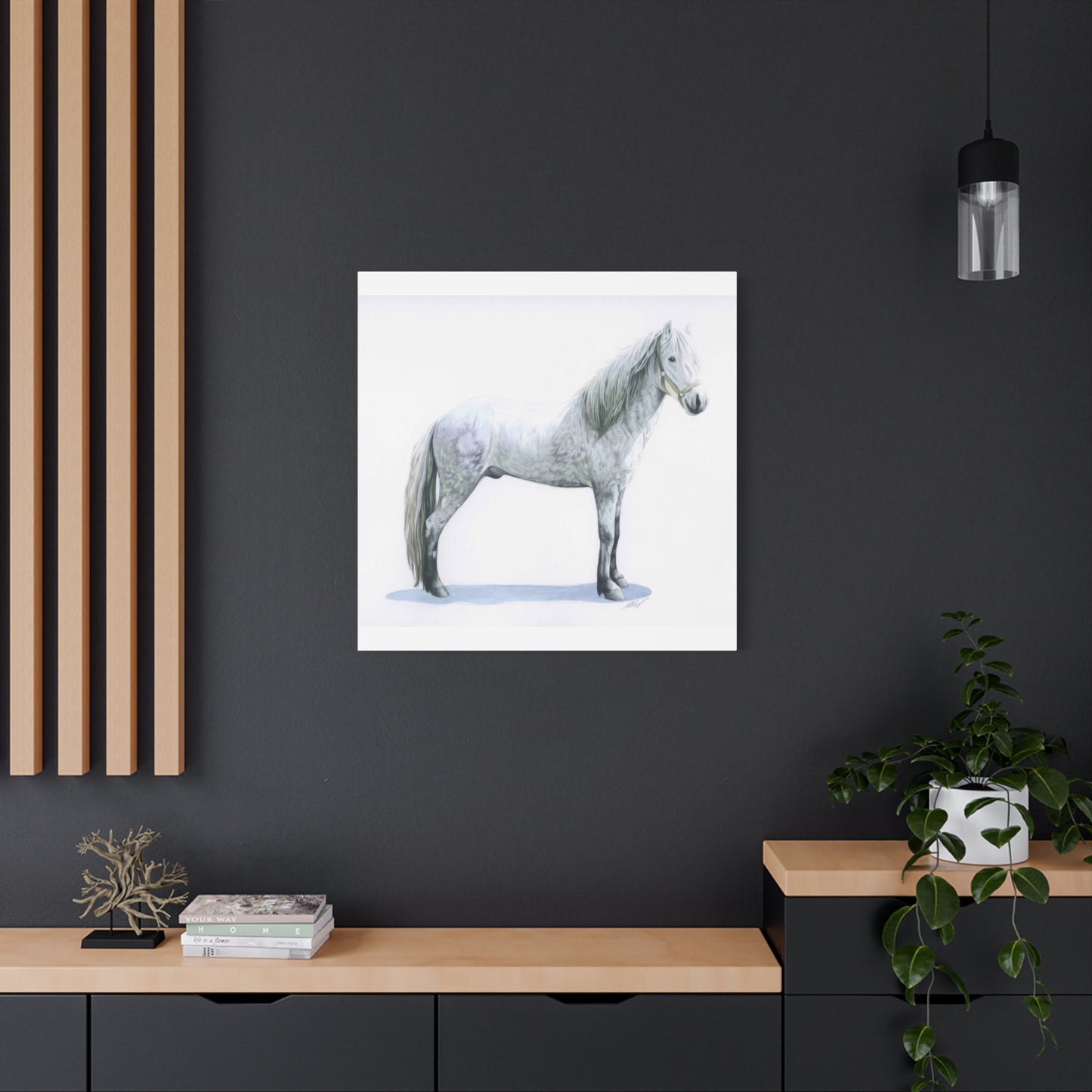 Grace Popp White Horse Wall Art & Canvas Prints