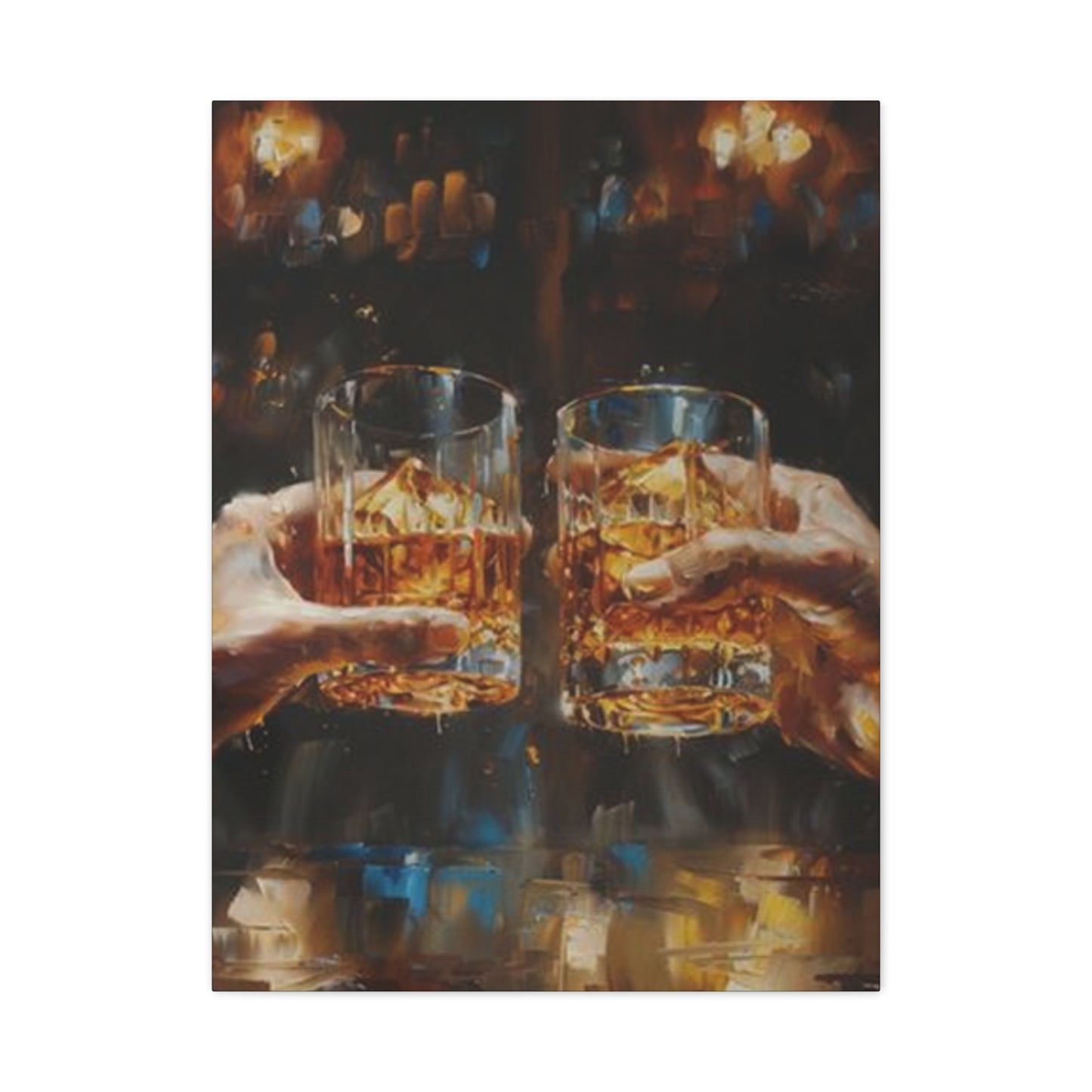 Whiskey Cheers Wall Art & Canvas Prints