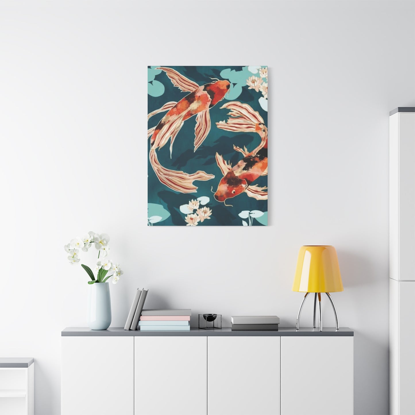 Koi Fish Painting Wall Art & Canvas Prints