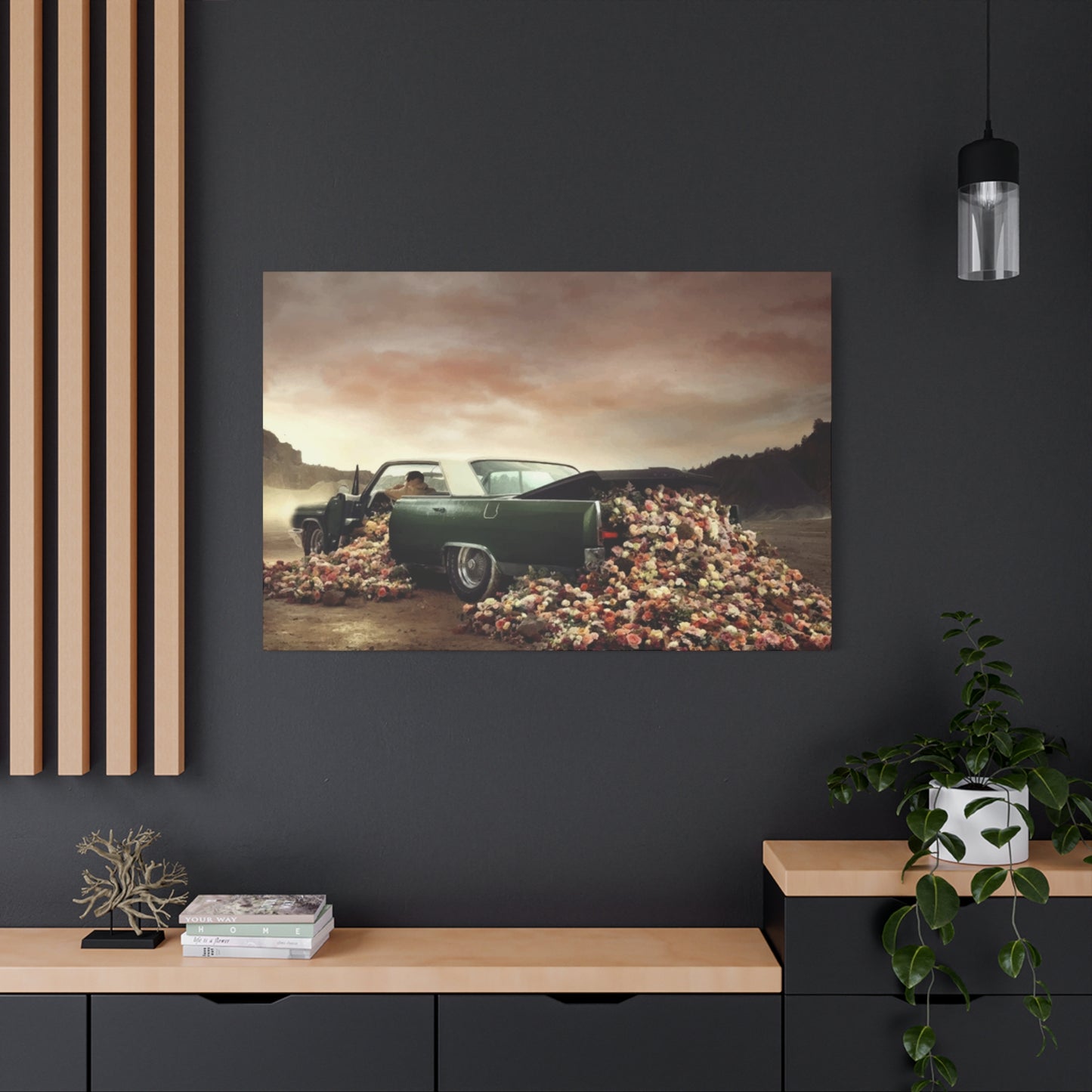 Flower Car Wall Art & Canvas Prints