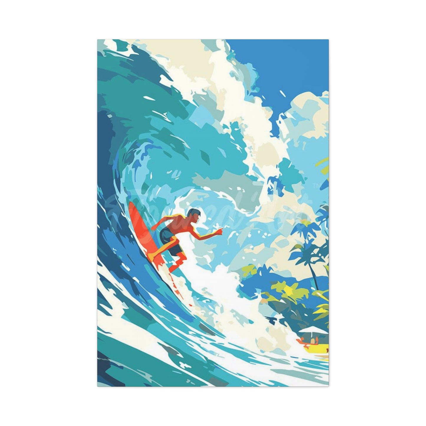 Surfing Wall Art & Canvas Prints