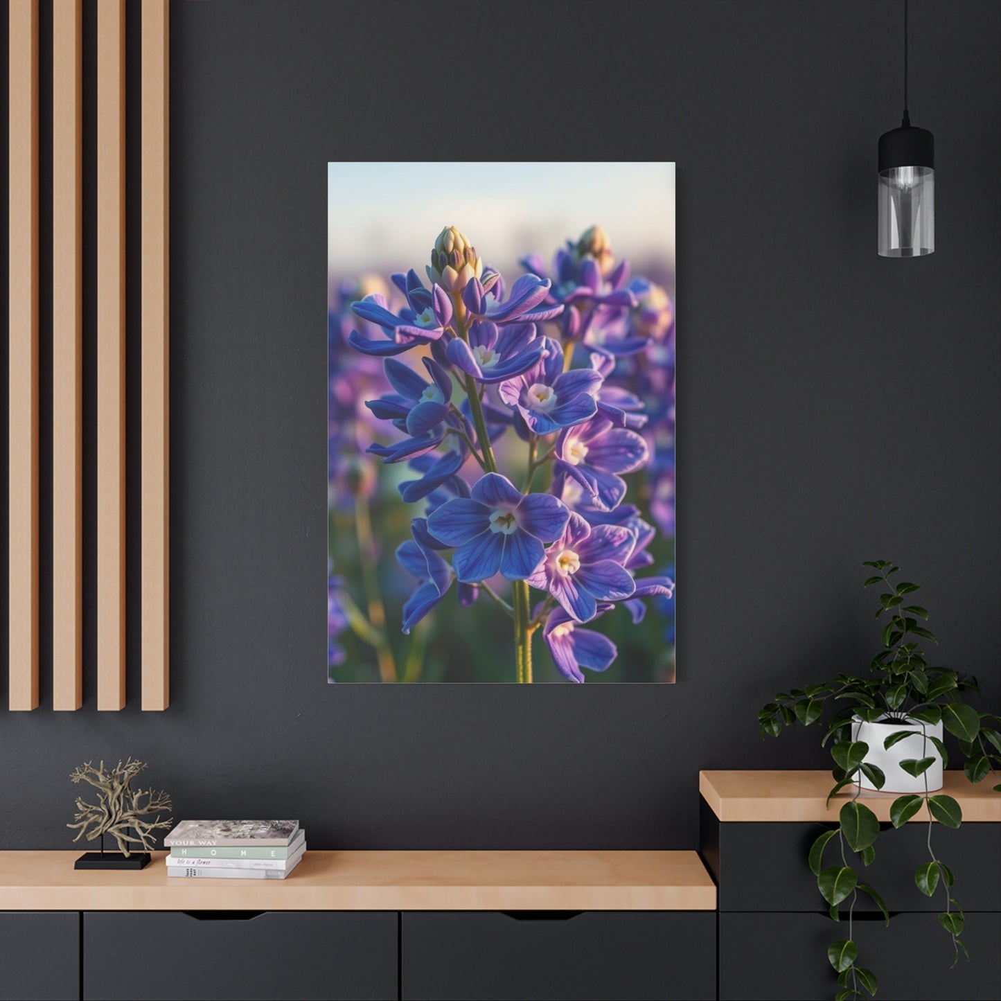 Supreme Bluebonnet Flower Art Collection Wall Art & Canvas Print