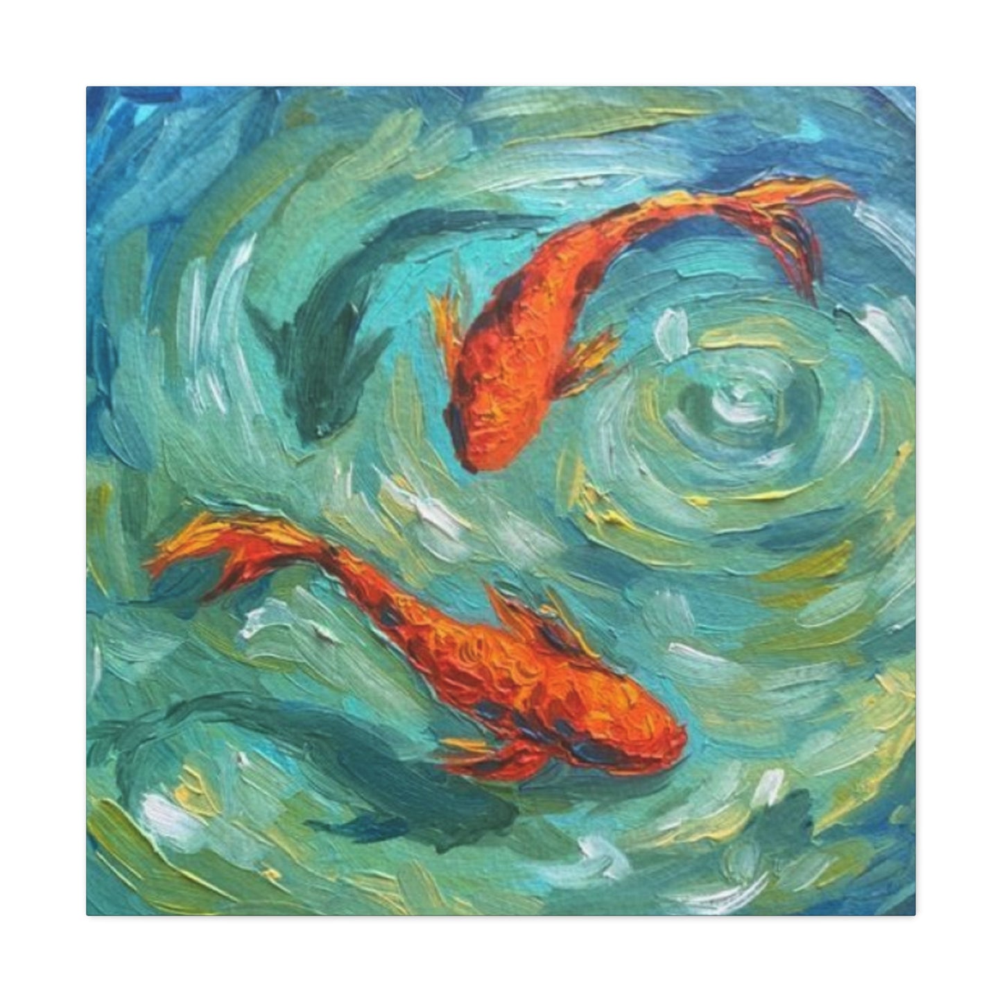 Two Koi Fishes Wall Art & Canvas Prints