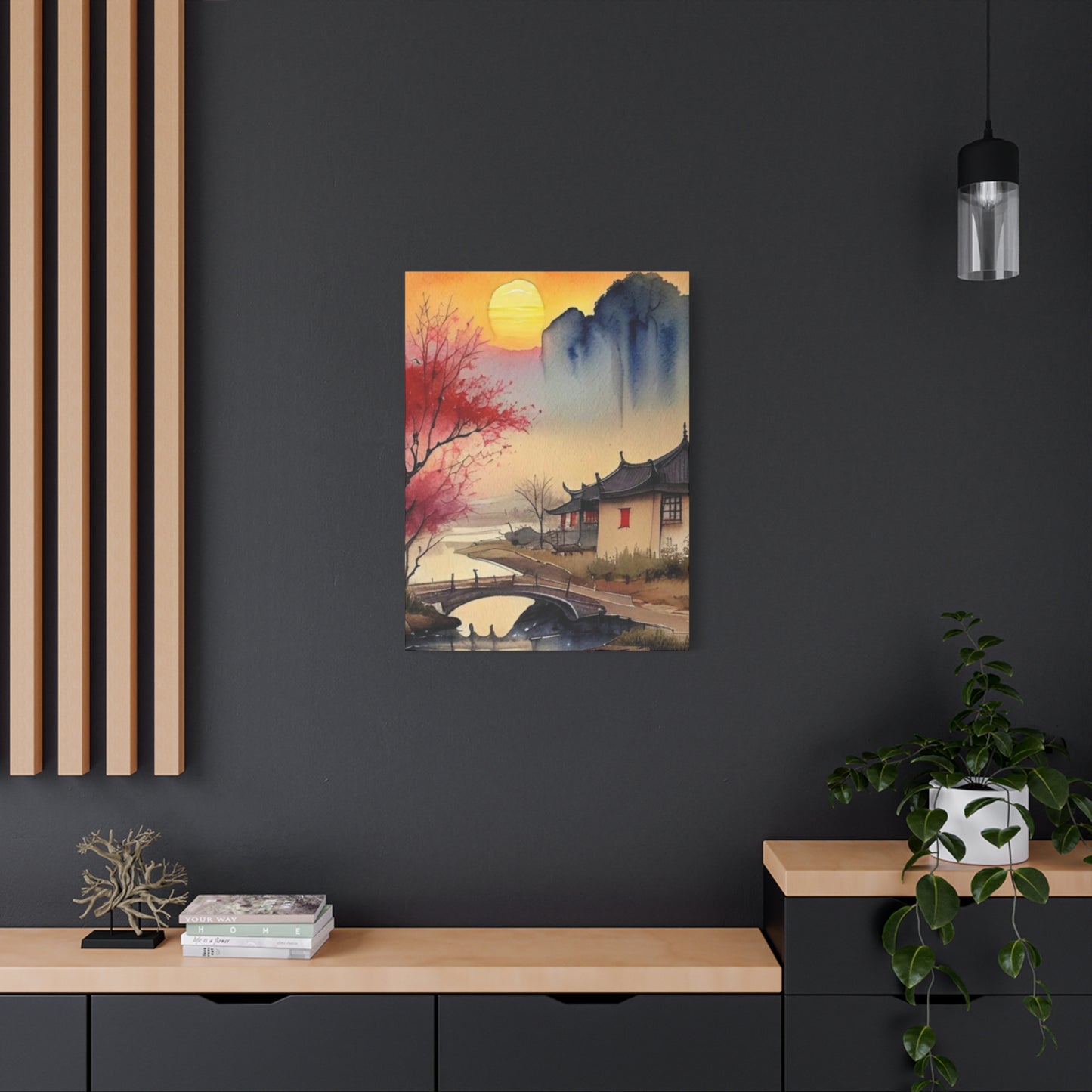 Sunset Over the Bridge Wall Art & Canvas Prints